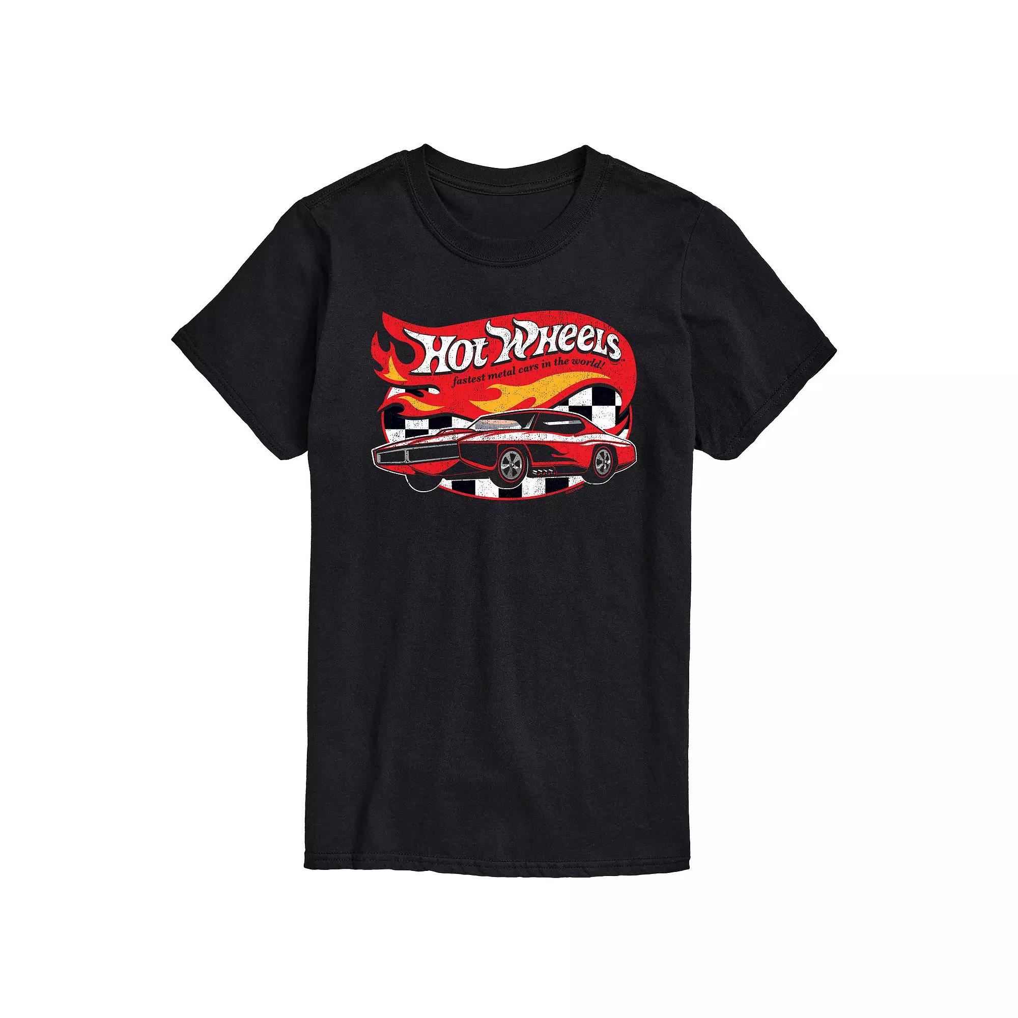 Men's Hot Wheels Fastest Metal Cars Vintage Graphic Tee,  Product Image