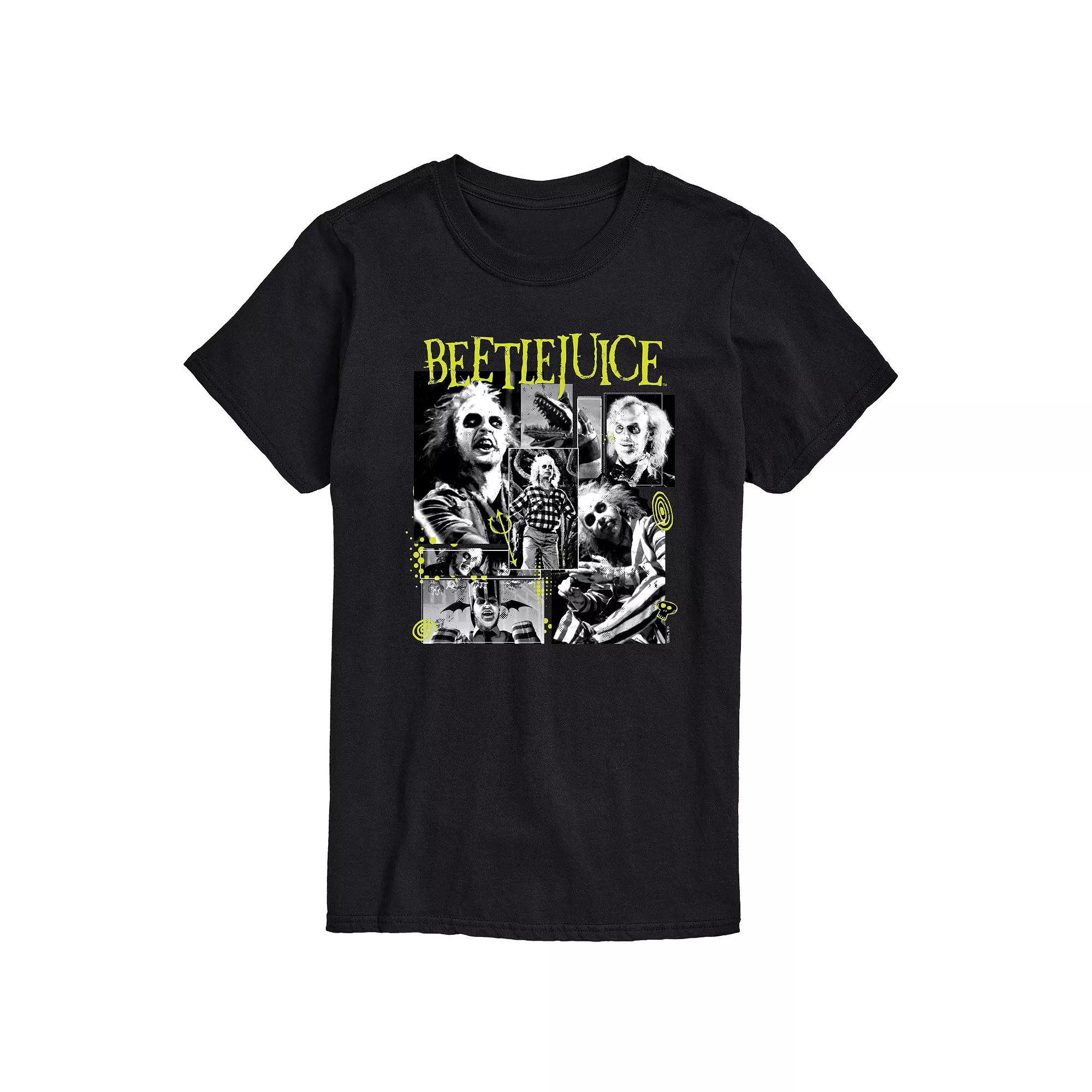 Men's Beetlejuice Collage Graphic Tee,  Product Image