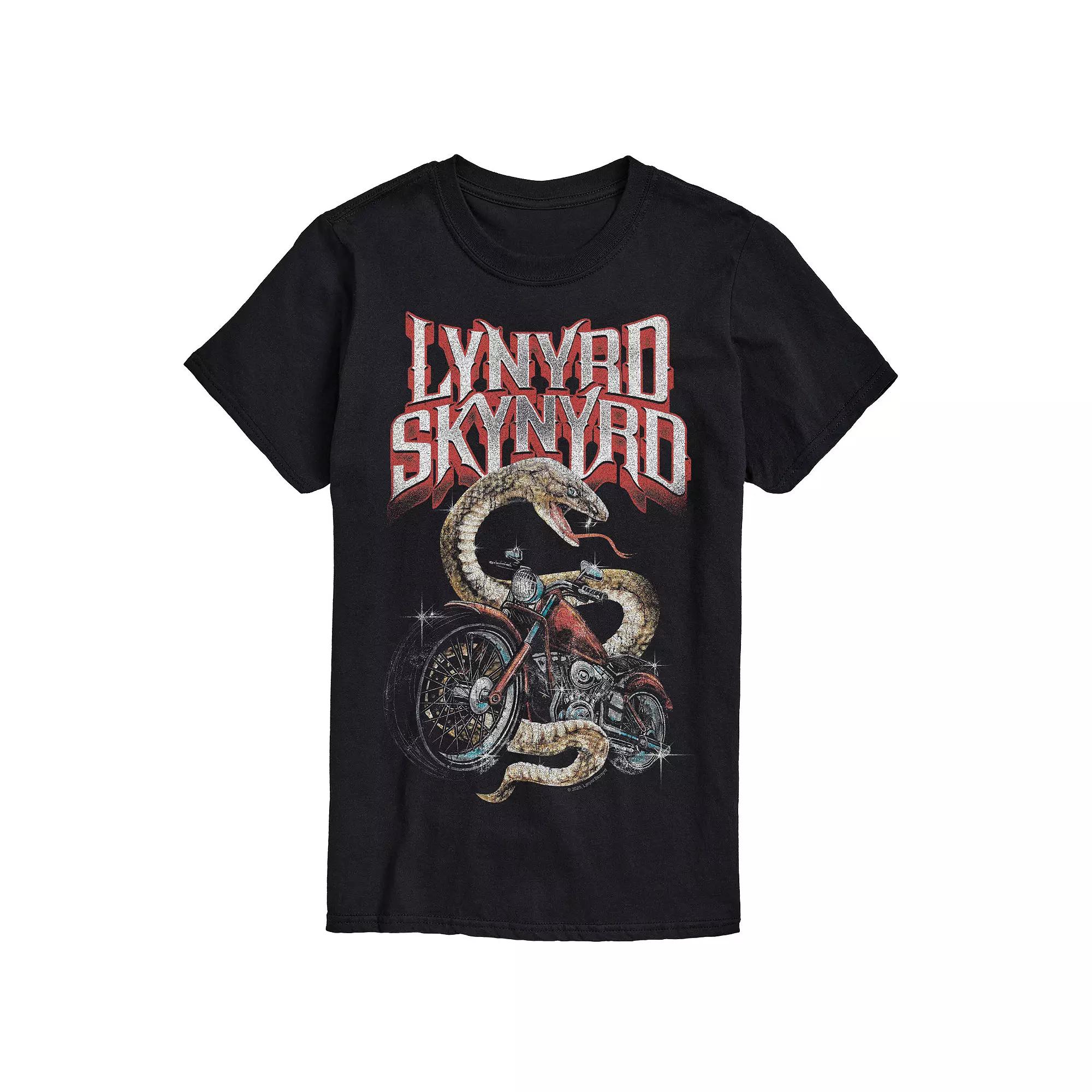Men's Lynyrd Skynyrd Snake & Motorcycle Distressed Graphic Tee,  Product Image
