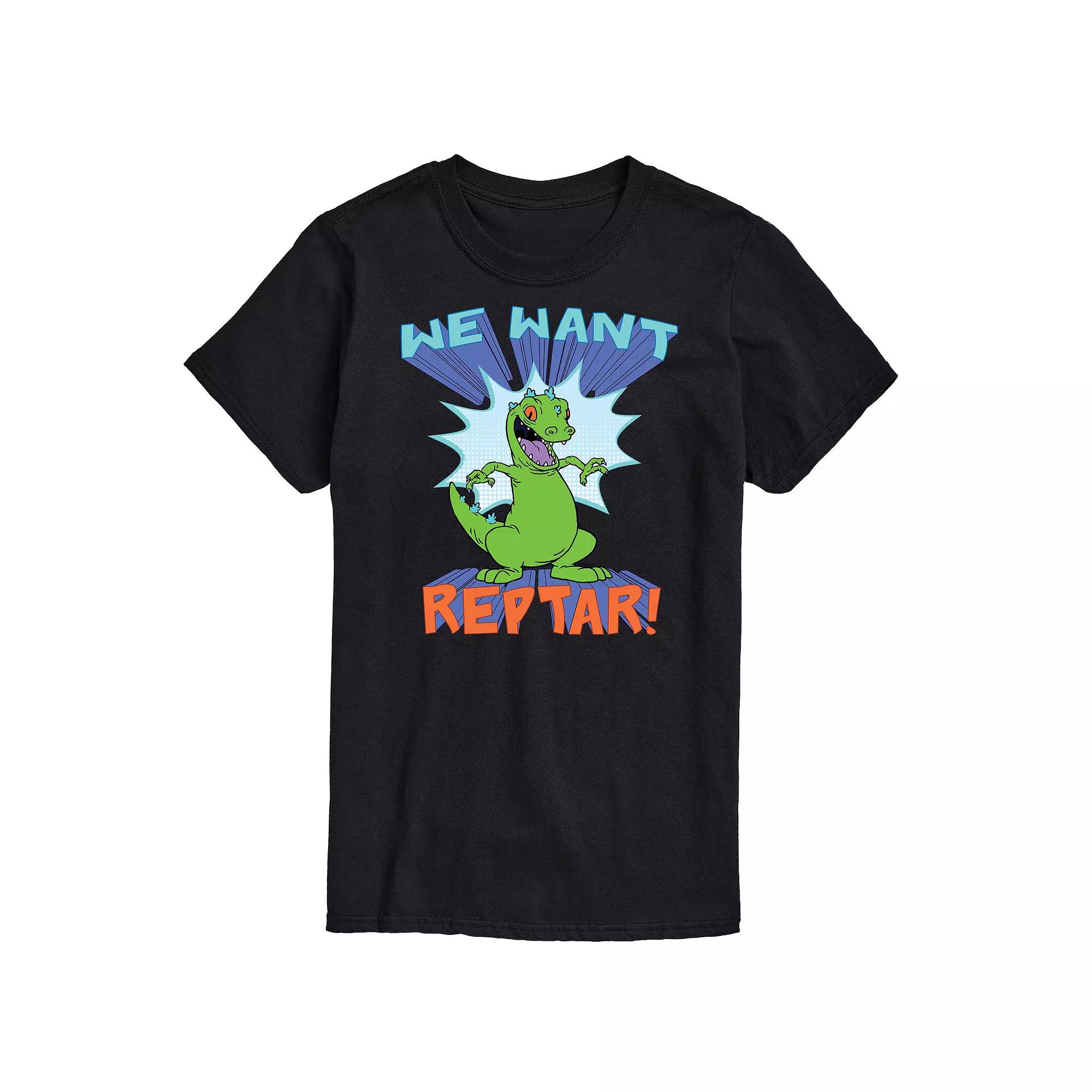 Big & Tall Rugrats We Want Reptar Graphic Tee, Men's,  Product Image