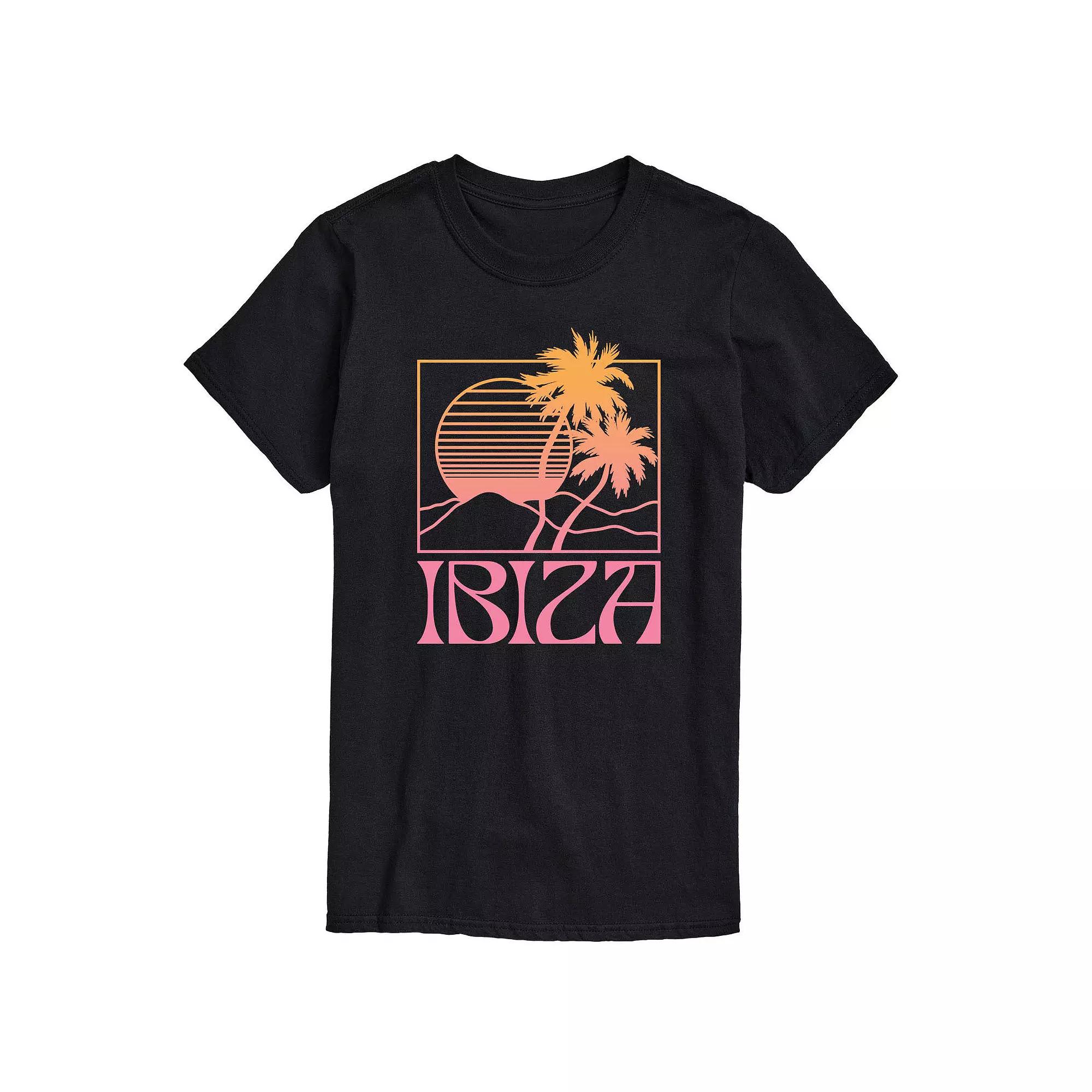 Men's Ibiza Sun Palms Graphic Tee,  Product Image