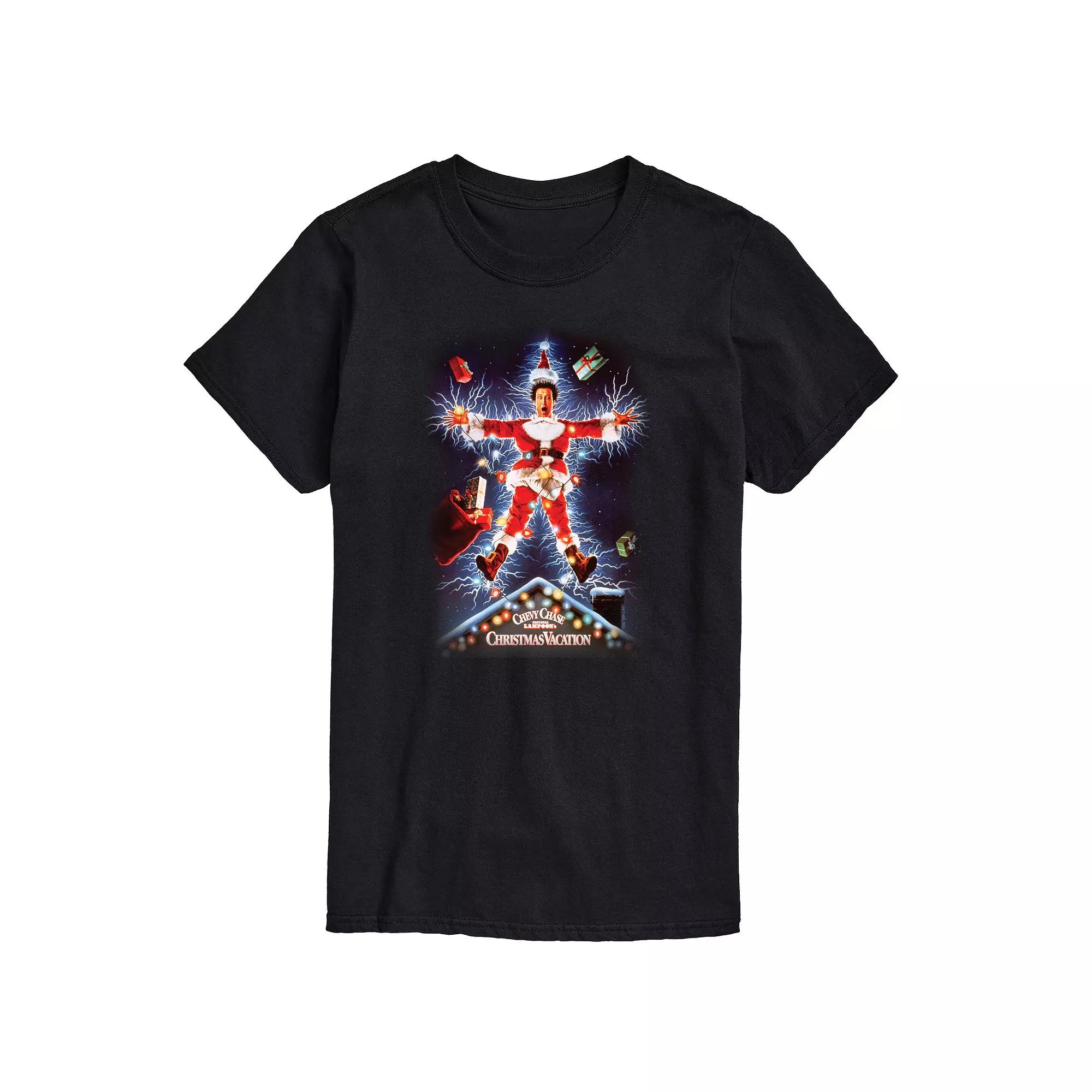Men's National Lampoon's Christmas Vacation Electric Santa Graphic Tee,  Product Image