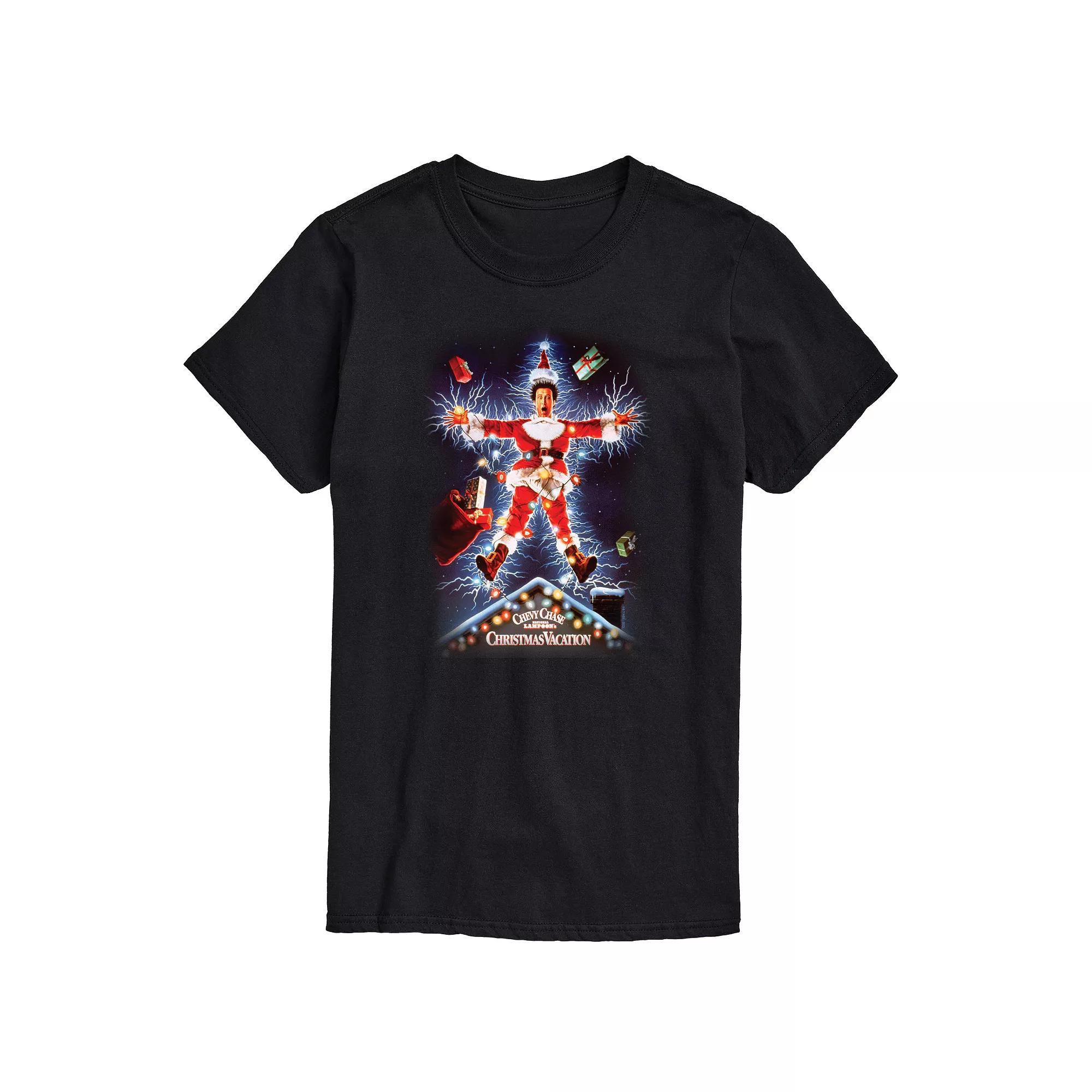 Men's National Lampoon's Christmas Vacation Electric Santa Graphic Tee,  Product Image