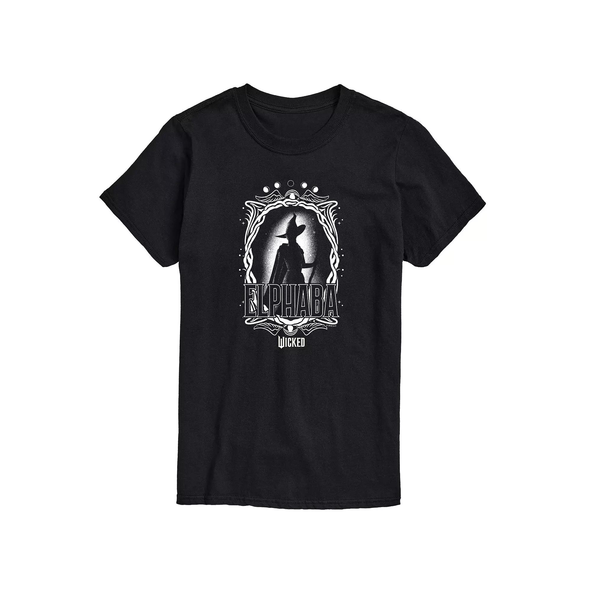 Men's Wicked Elphaba Portrait Graphic Tee,  Product Image