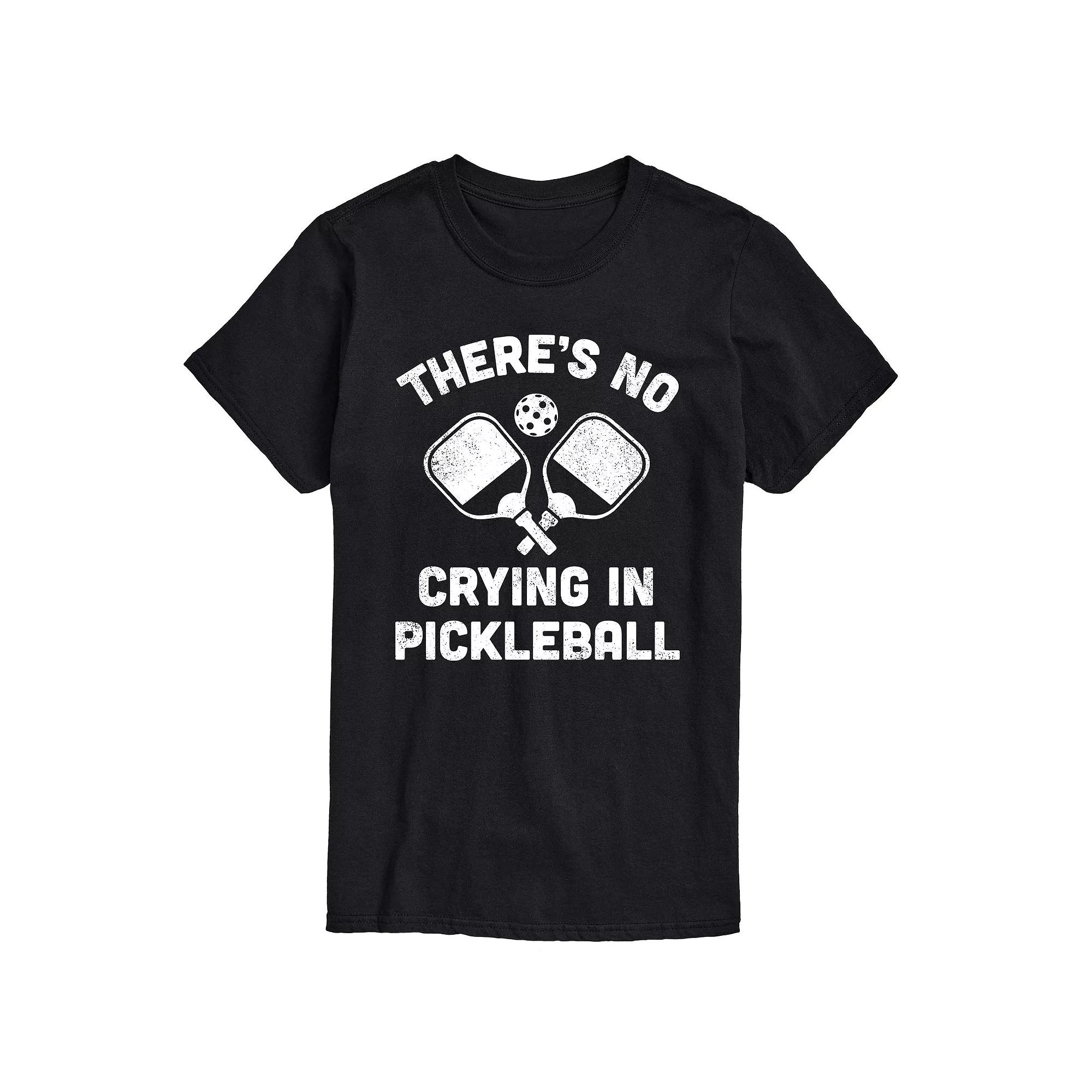 Men's No Crying Pickleball Tee,  Product Image