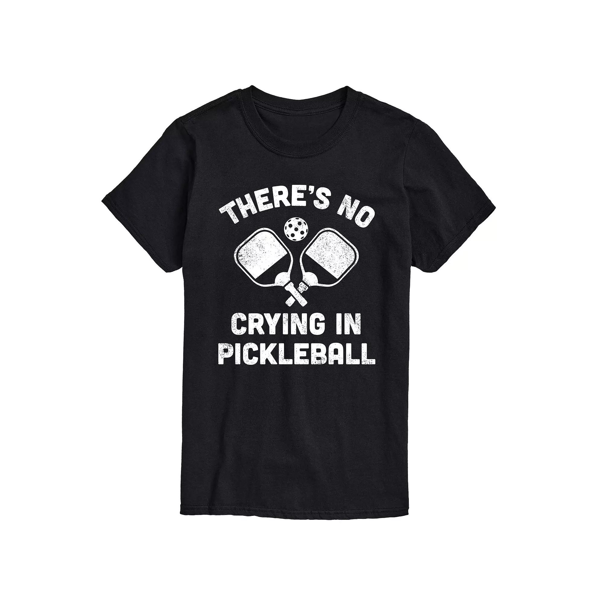 Men's No Crying Pickleball Tee,  Product Image