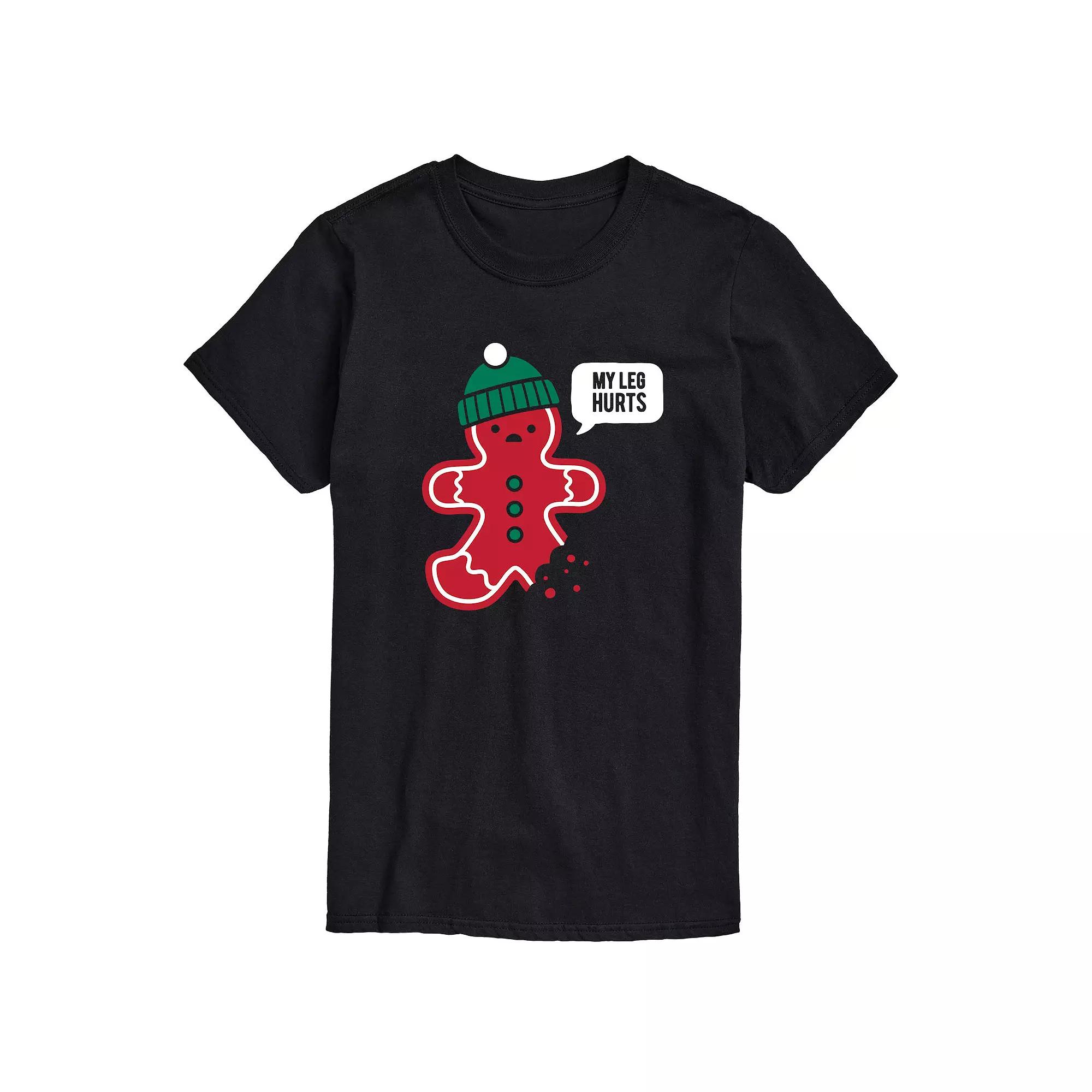 Big & Tall Cactus Christmas Tree Tee, Men's,  Product Image