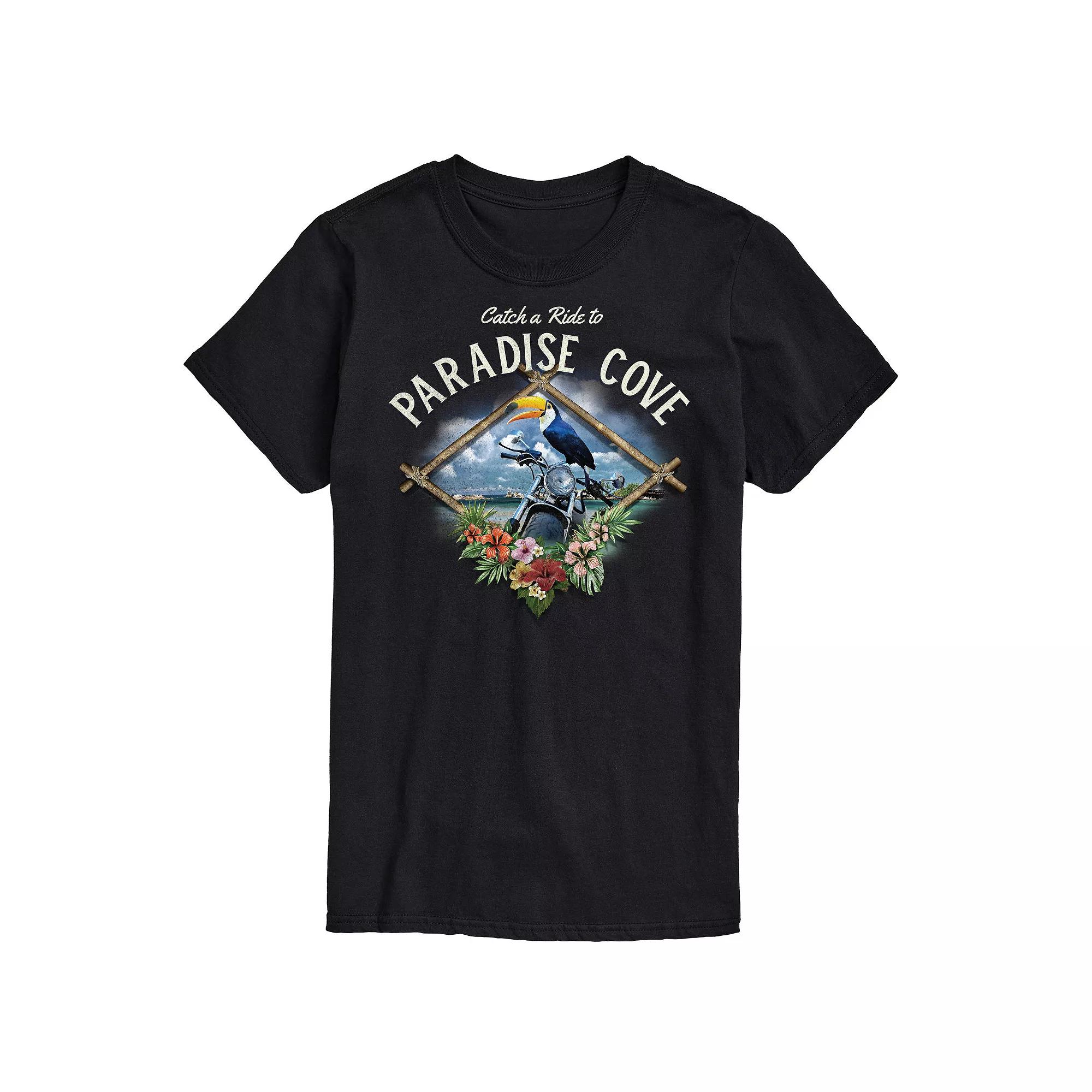 Big & Tall Paradise Cove Postacard Tee, Men's,  Product Image