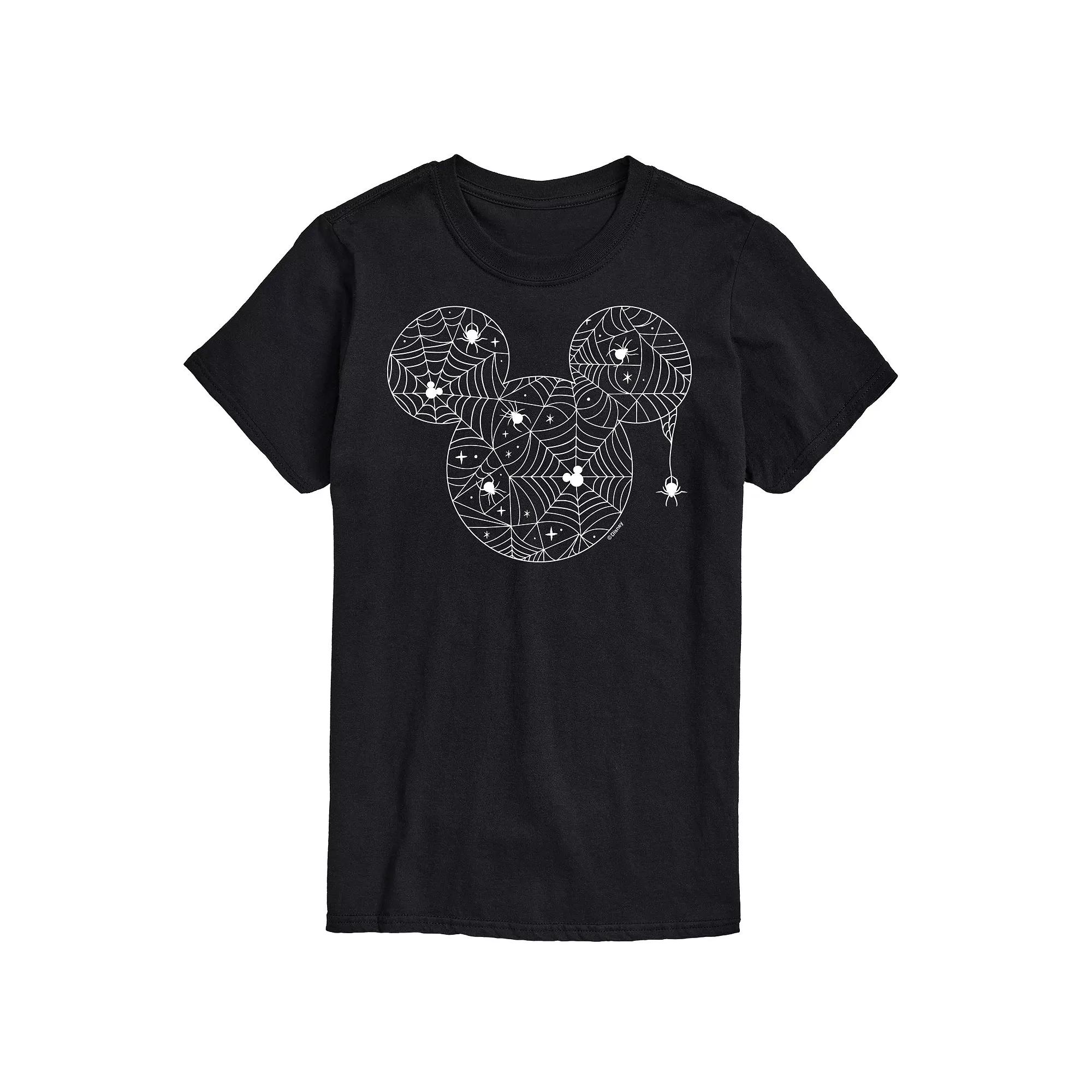 Disney's Mickey Mouse Men's Spider Web Graphic Tee,  Product Image