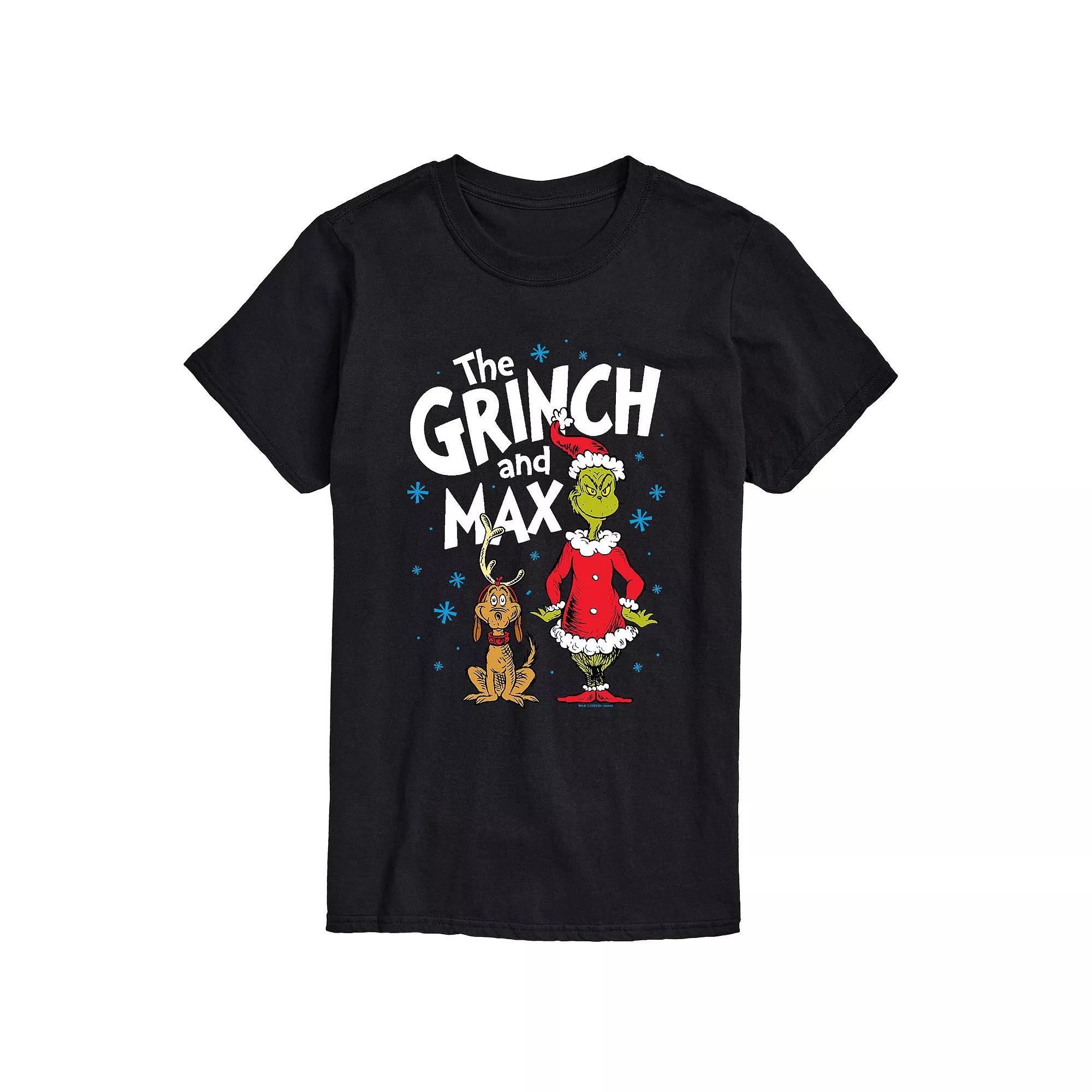 Big & Tall Grinch The And Max Tee, Men's,  Product Image