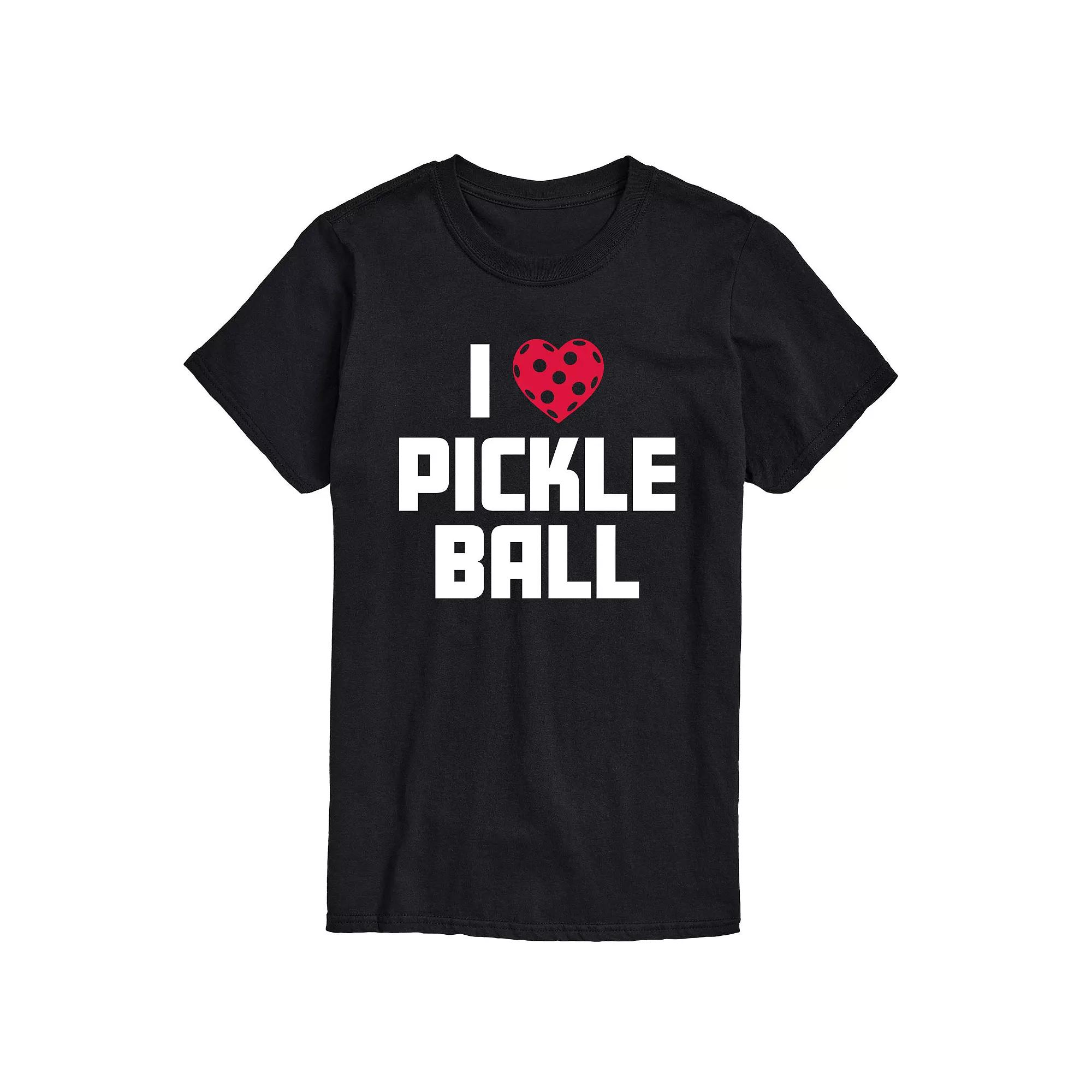 Men's I Love Pickleball Tee,  Product Image