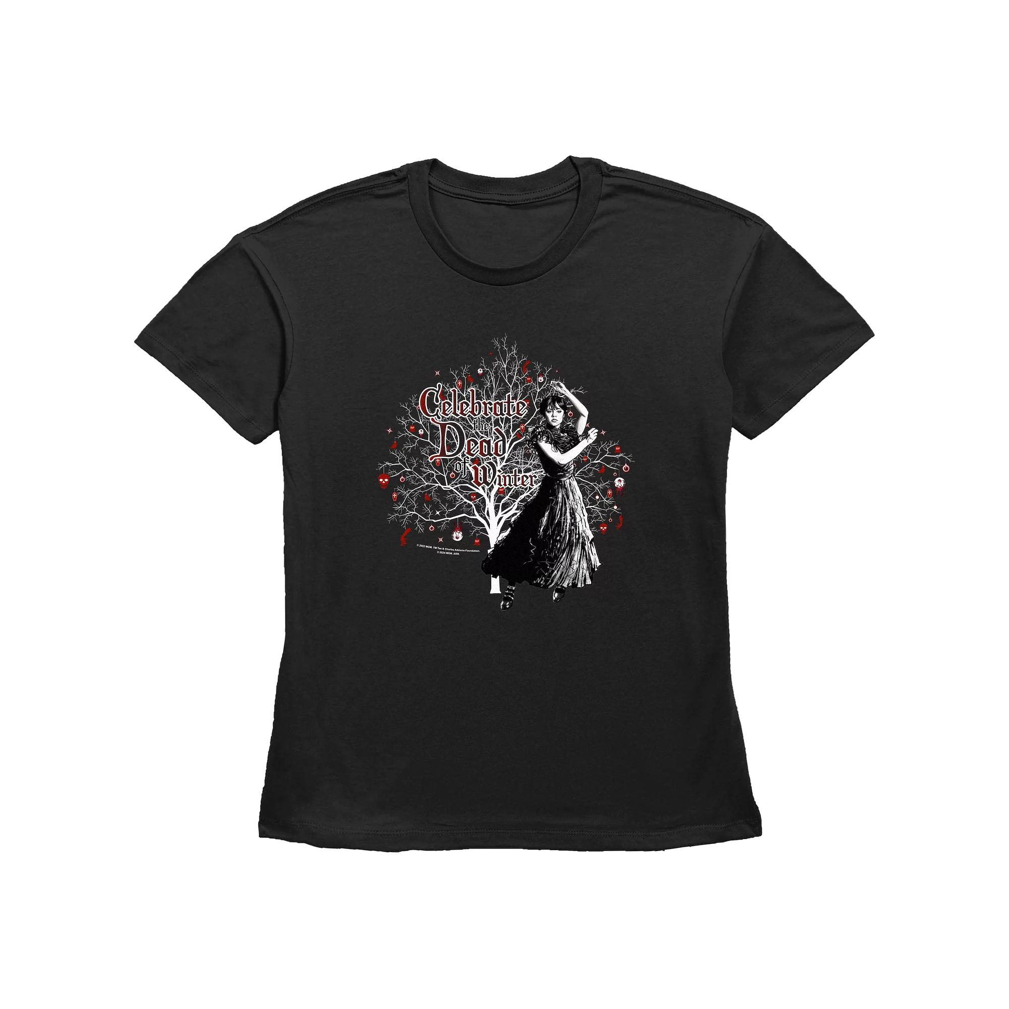 Women's Wednesday Celebrate The Dead Of Winter Graphic Tee,  Product Image