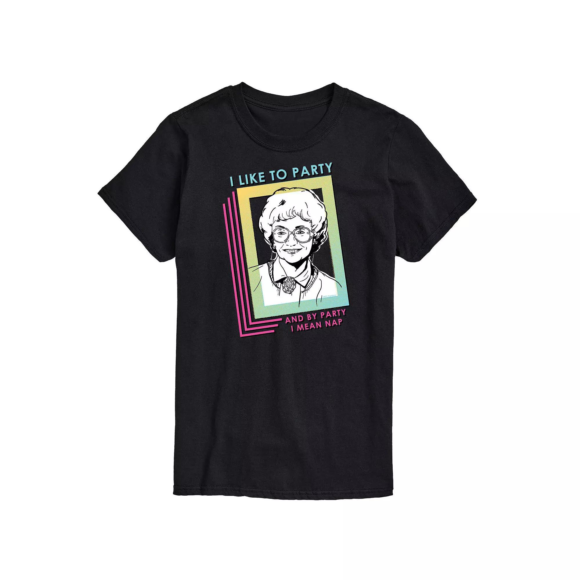Men's Golden Girls Party Nap Tee,  Product Image
