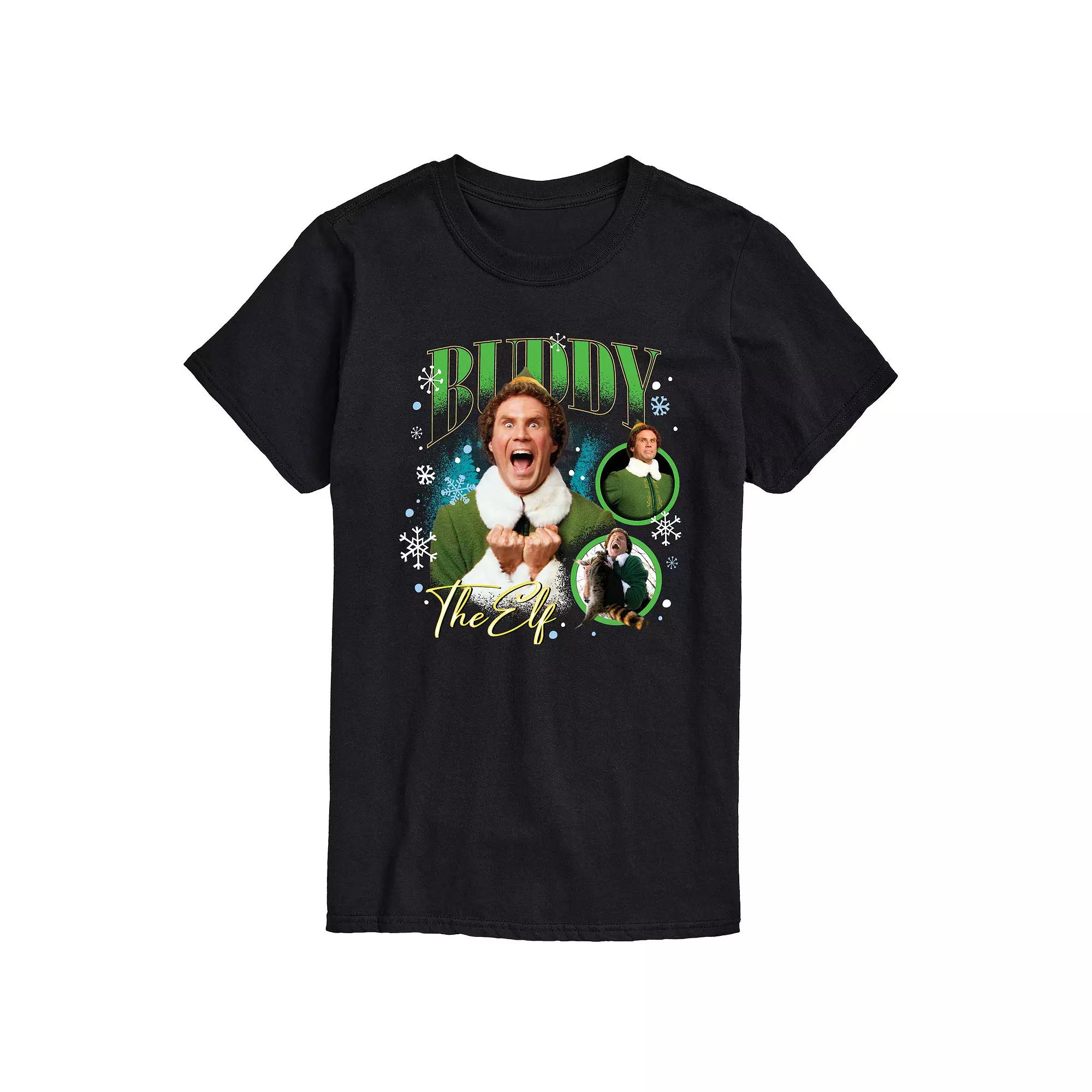 Big & Tall Elf Buddy The Elf Graphic Tee, Men's,  Product Image