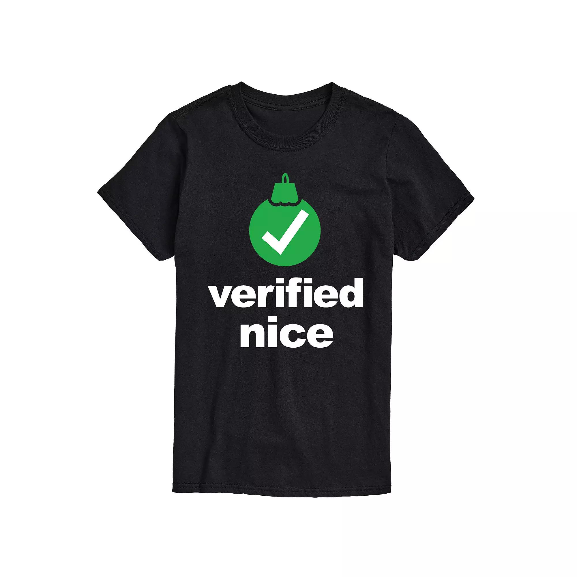 Big & Tall Verified Nice Graphic Tee, Men's,  Product Image