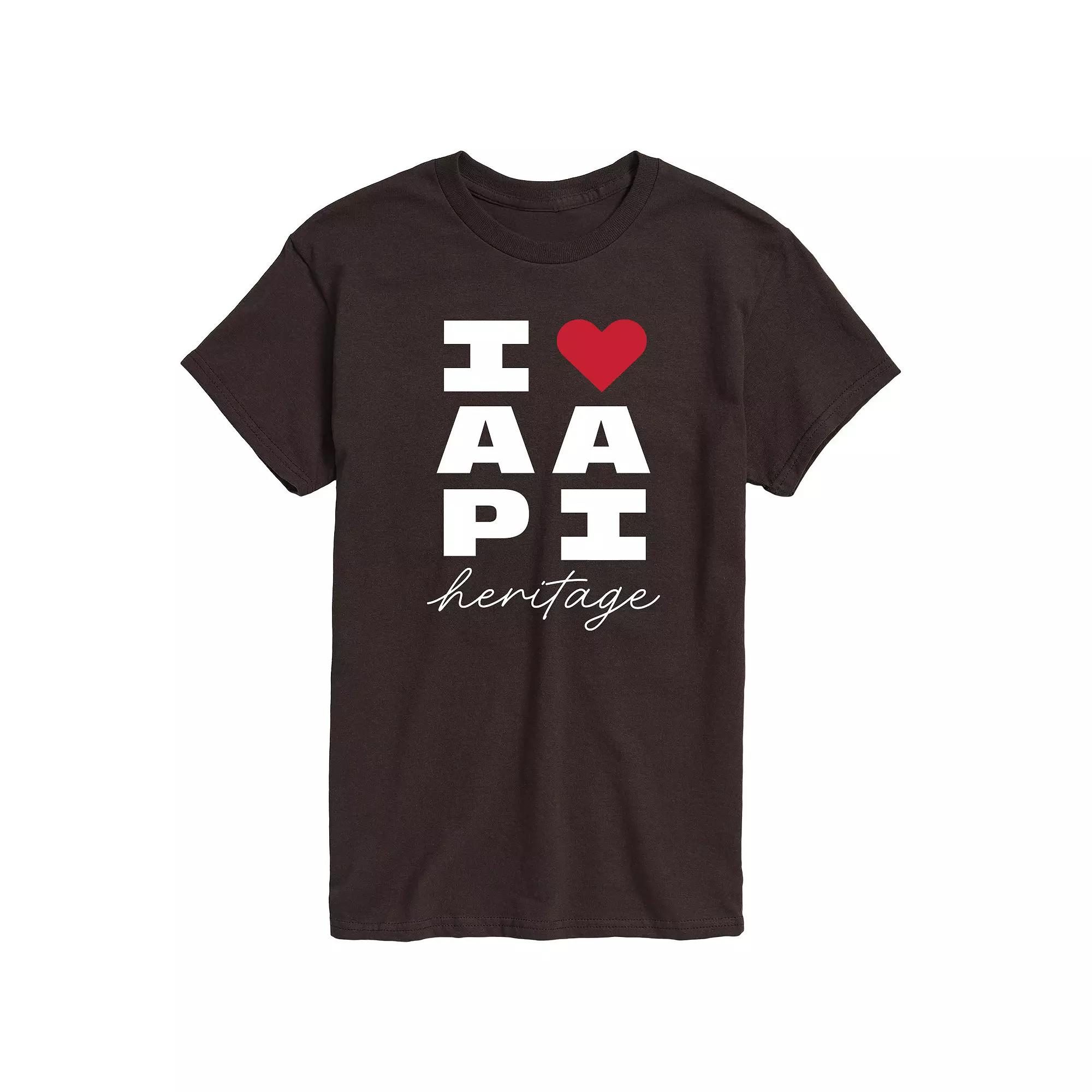 Big & Tall I Heart AAPI Heritage Graphic Tee, Men's,  Product Image