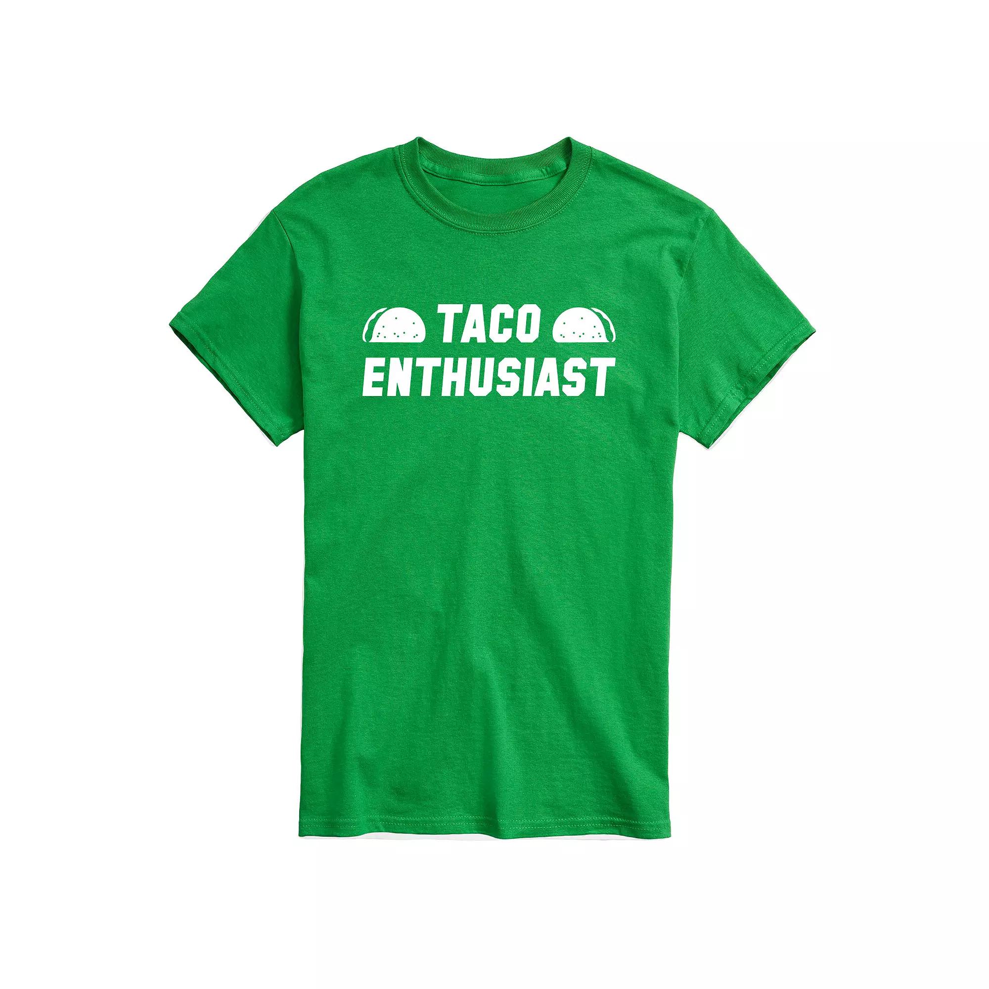 Men's Taco Enthusiast Graphic Tee,  Product Image