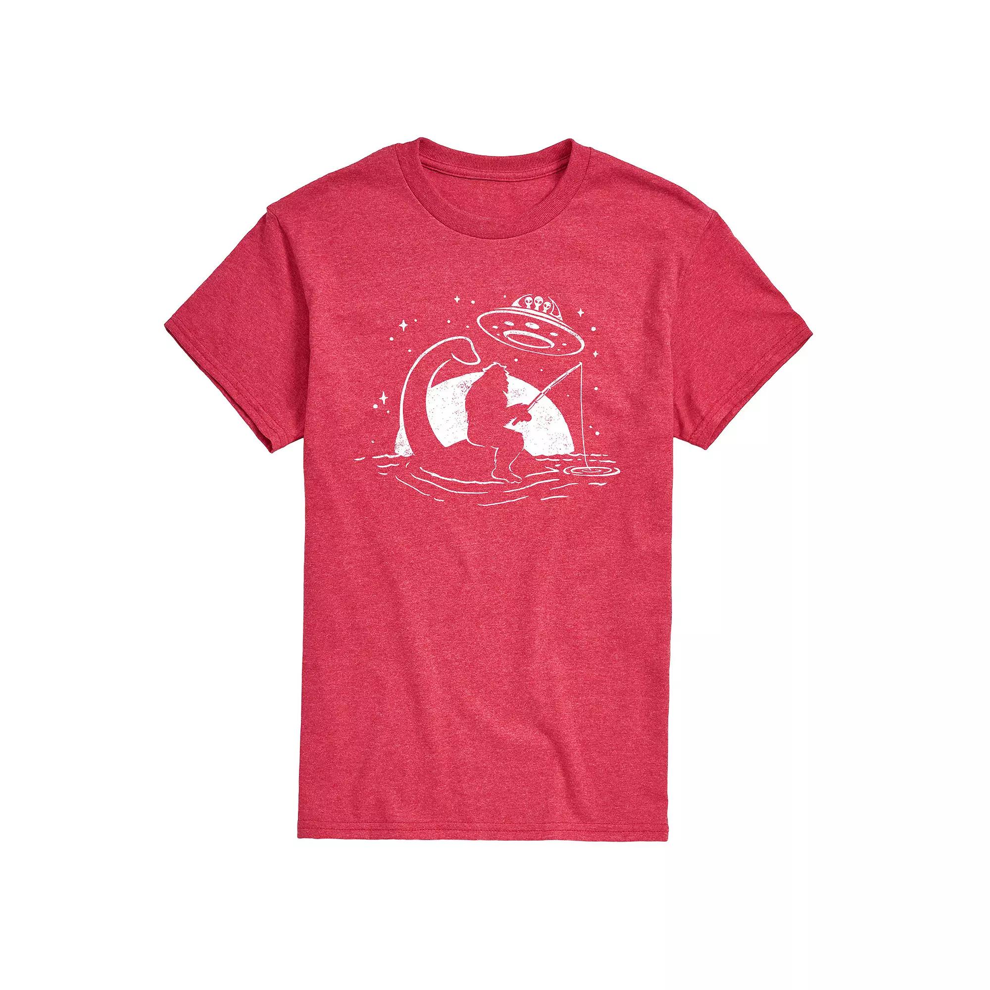 Big & Tall Sasquatch Nessy UFO Tee, Men's,  Product Image