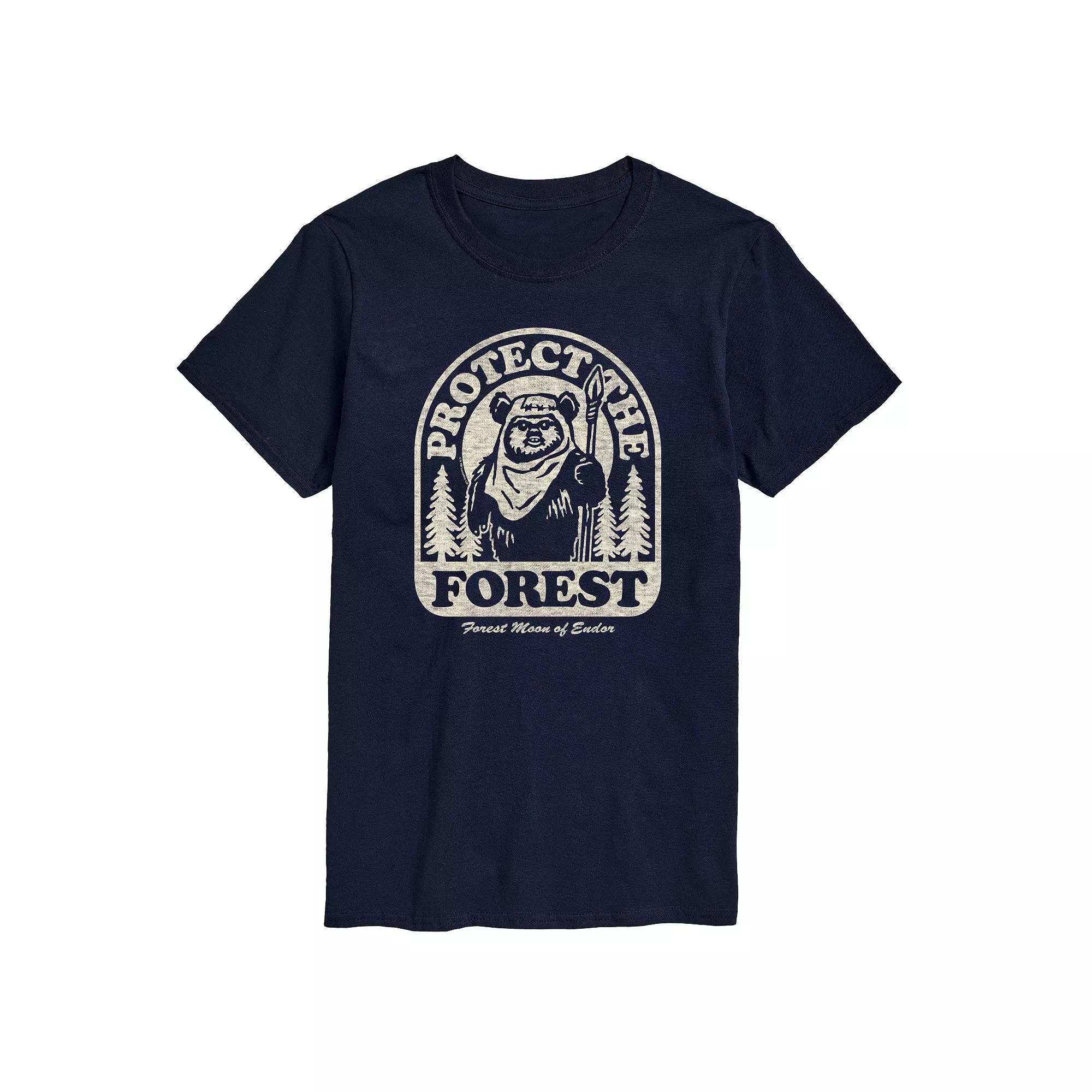 Men's Star Wars Ewok Protect The Forest Graphic Tee,  Product Image