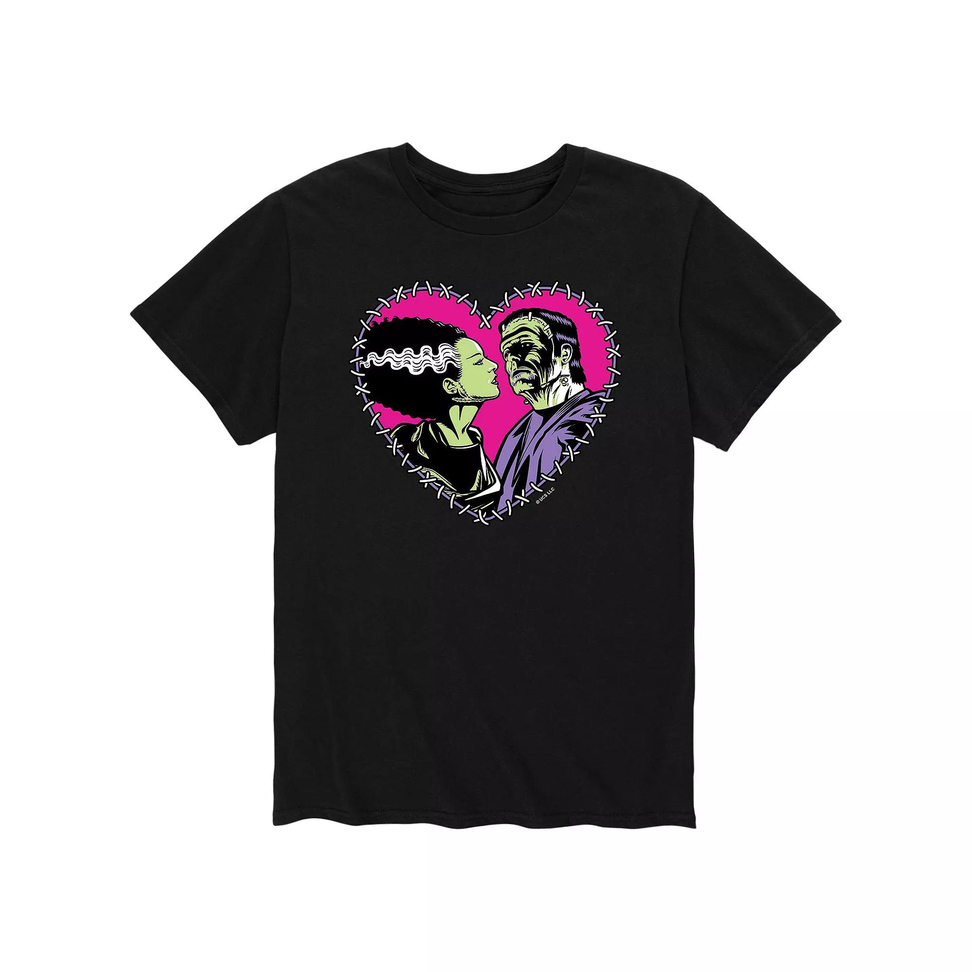 Big & Tall Universal Monsters Heart Graphic Tee, Men's,  Product Image