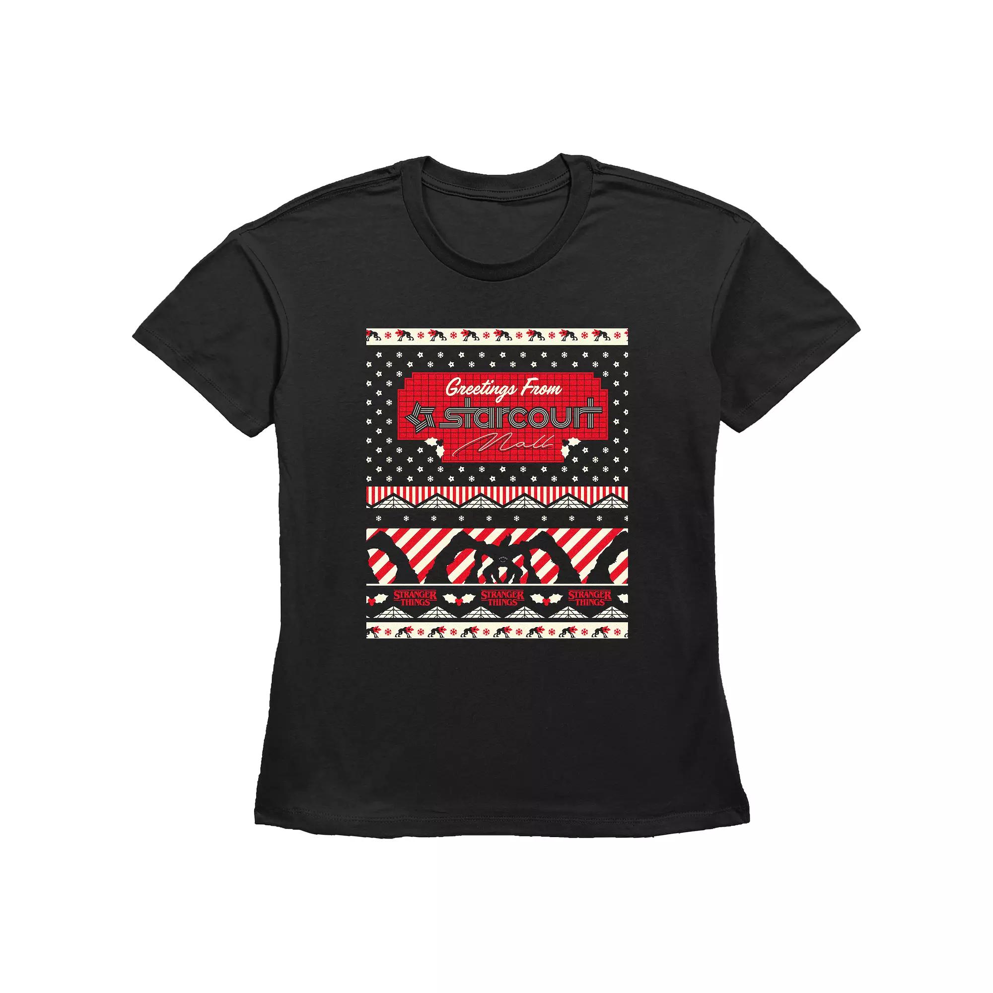 Women's Stranger Things Greetings From Starcourt Mall Graphic Tee,  Product Image