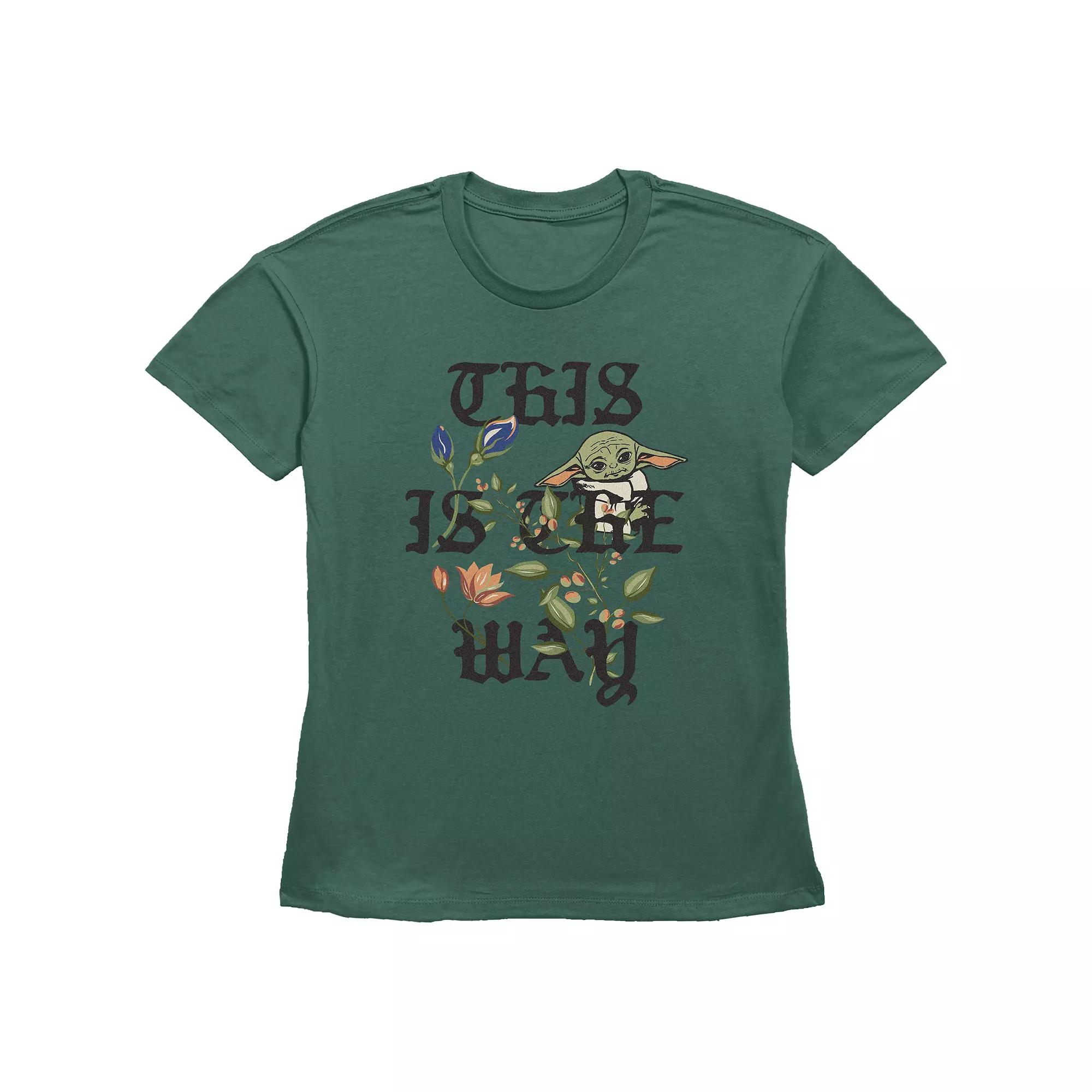 Women's Star Wars The Mandalorian Grogu This Is The Way Graphic Tee,  Product Image