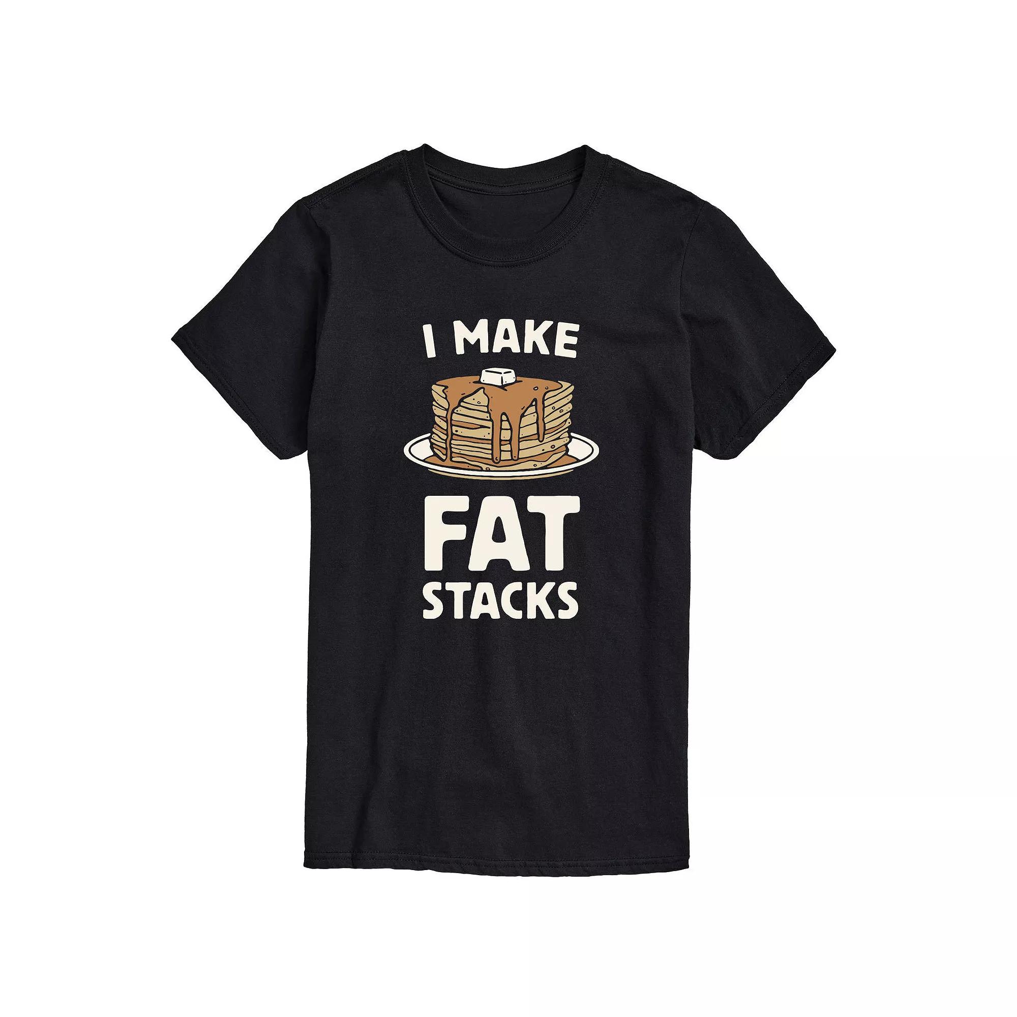 Men's I Make Fat Stacks Pancakes Tee,  Product Image