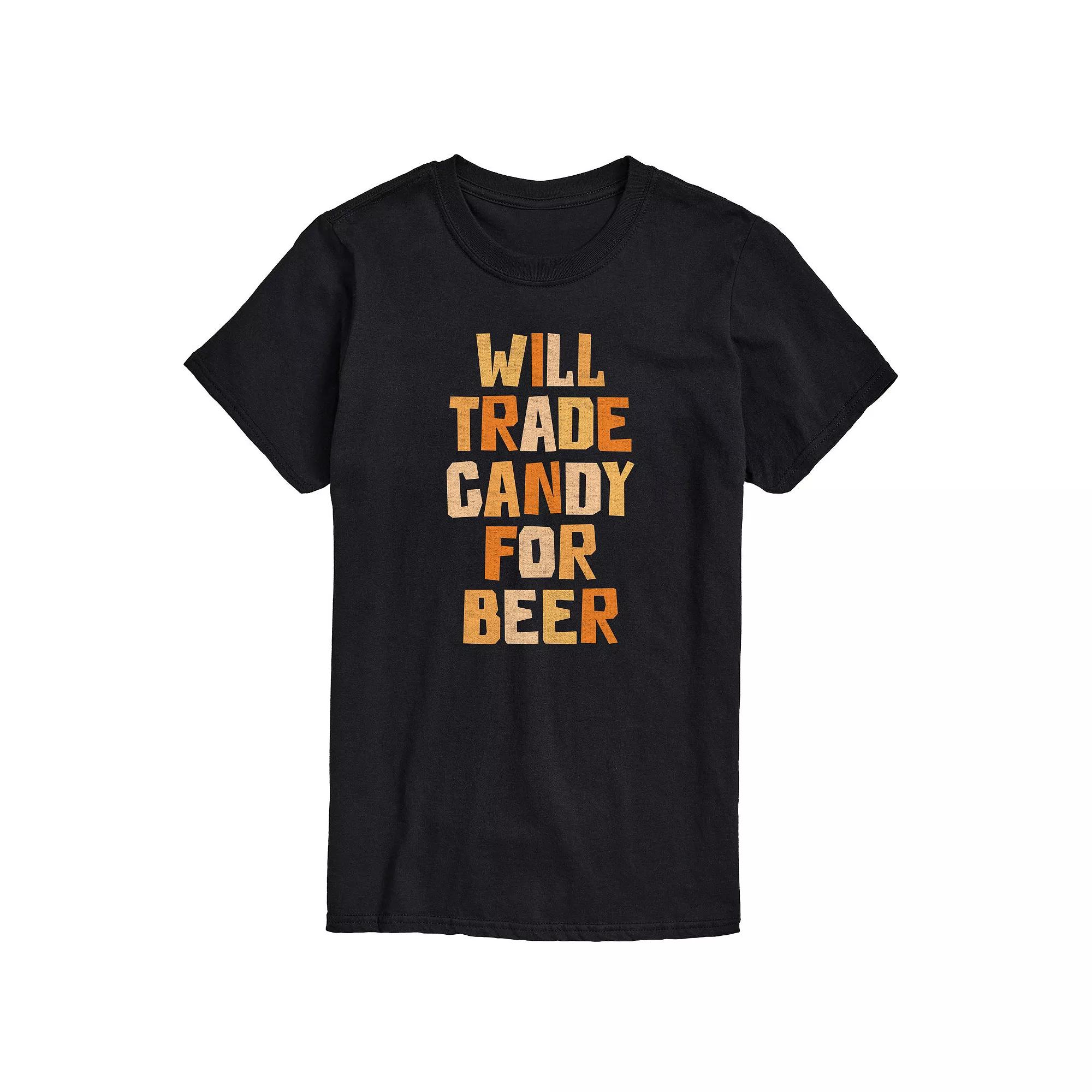 Men's Will Trade Candy For Beer Graphic Tee,  Product Image