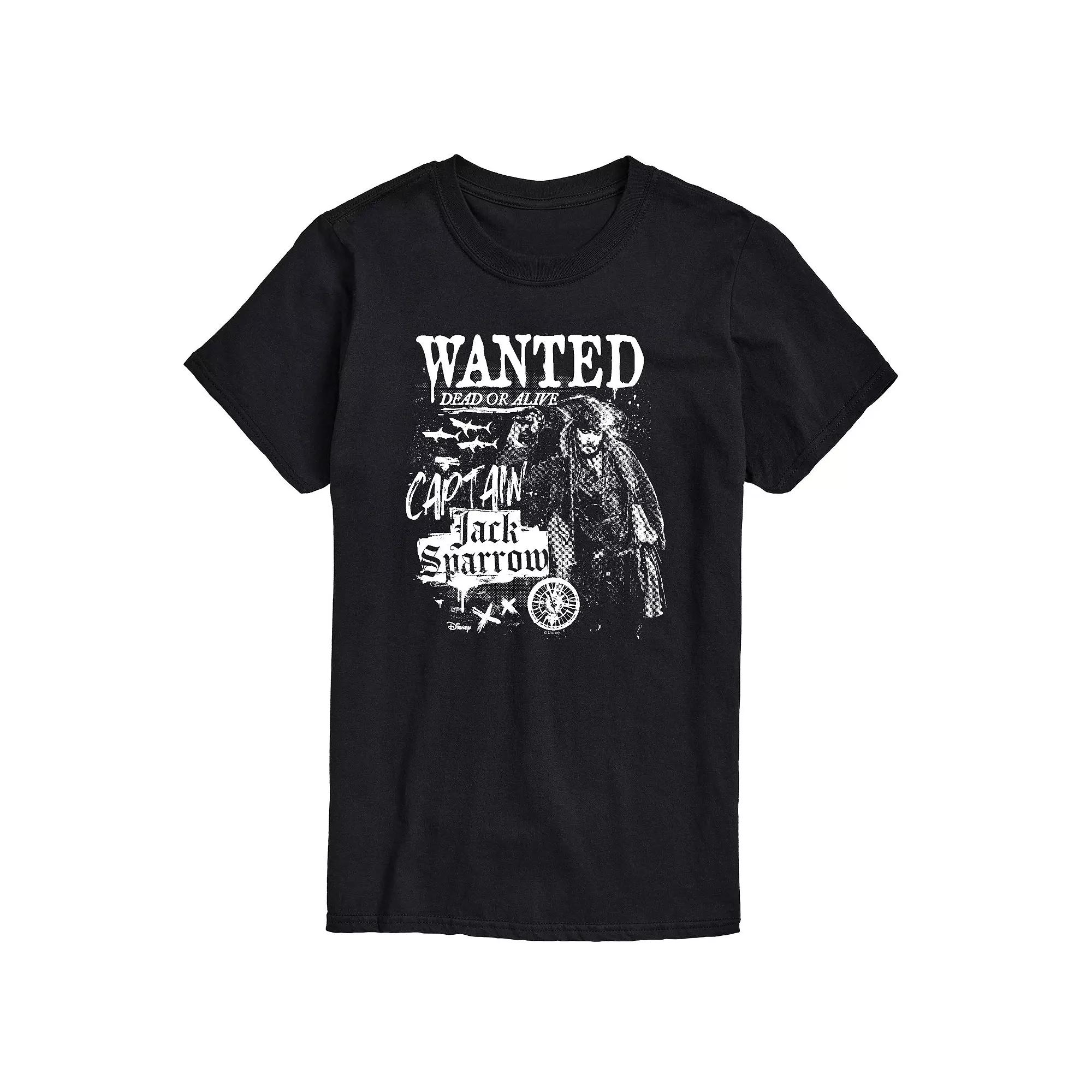 Big & Tall Disney's Pirates of the Caribbean Captain Jack Sparrow Graphic Tee, Men's,  Product Image
