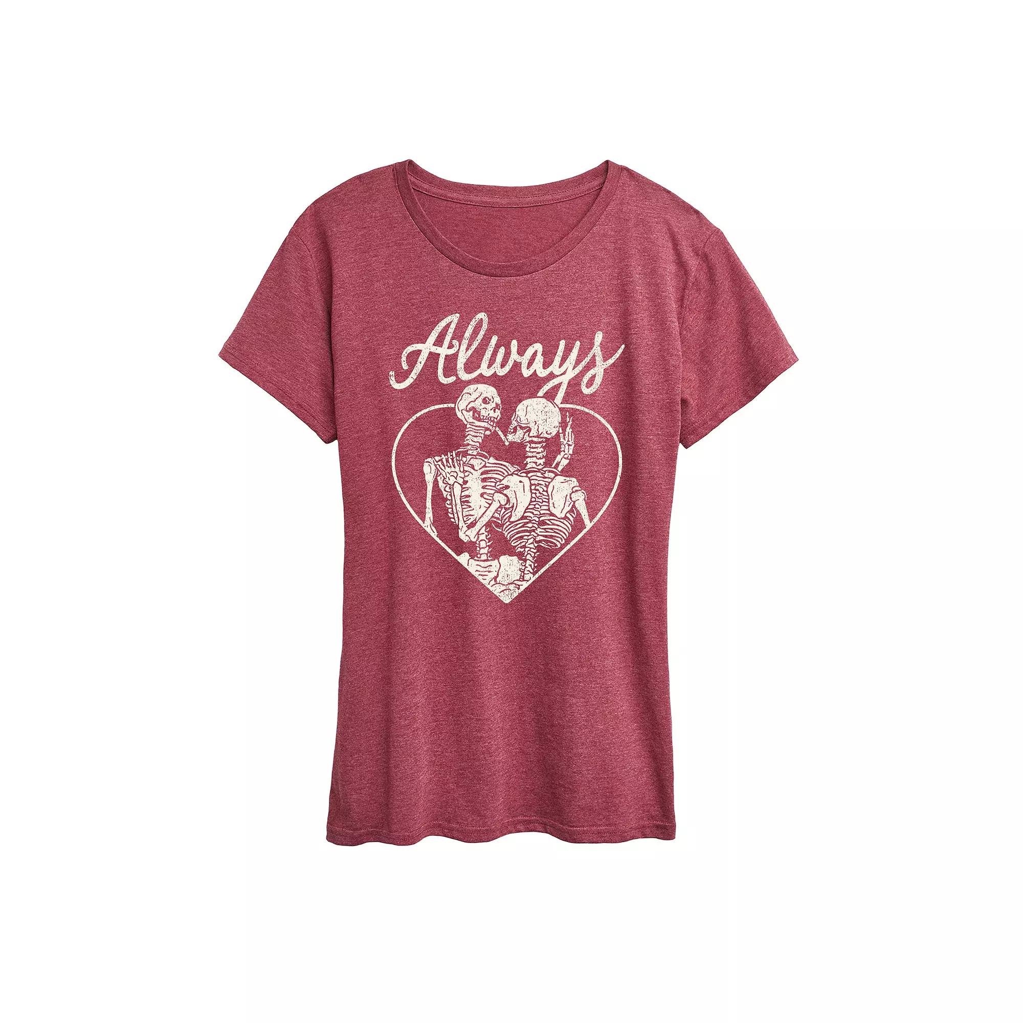 Women's Always Skeletons Graphic Tee,  Product Image