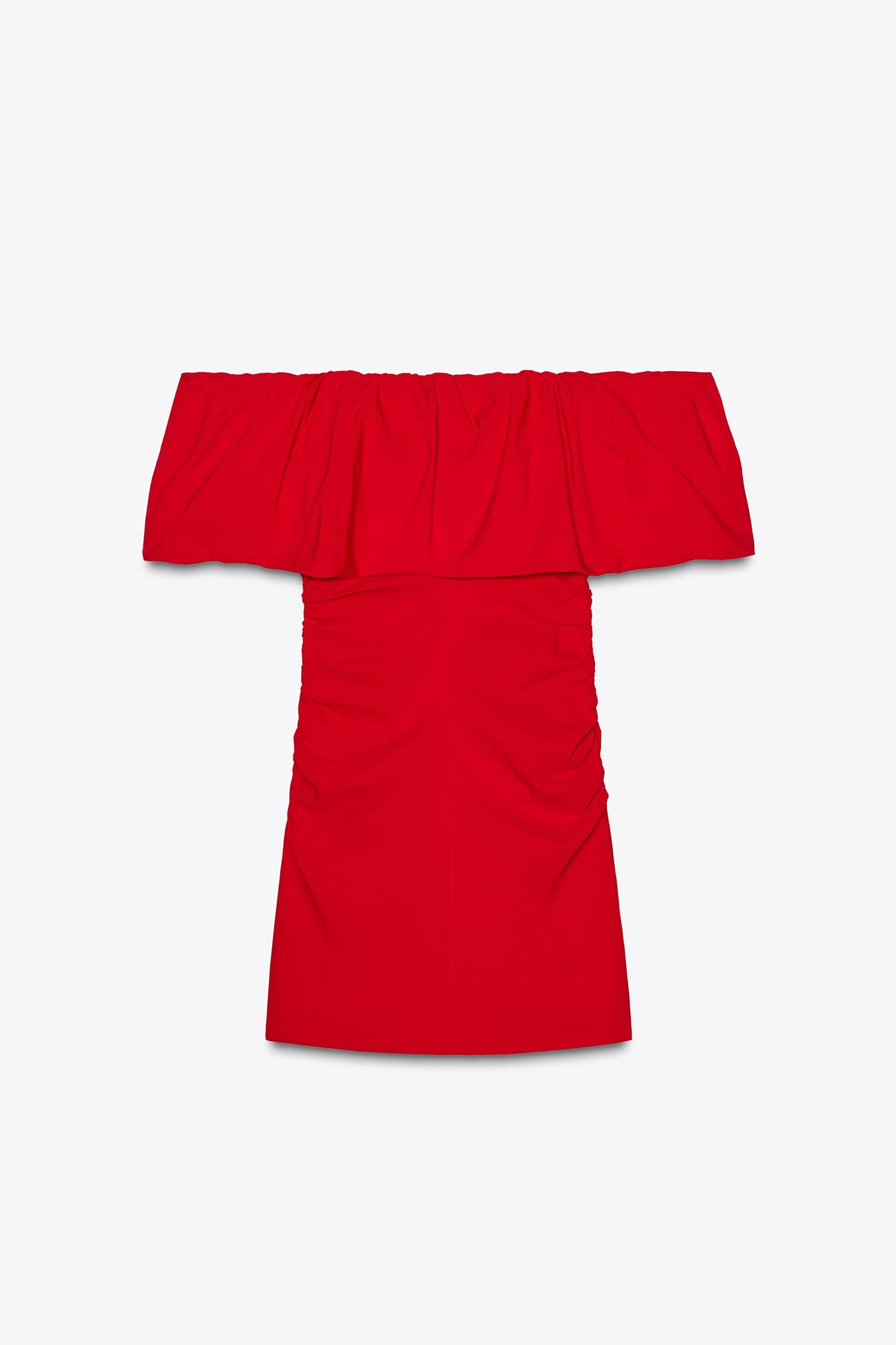 RUFFLE MINI DRESS Product Image