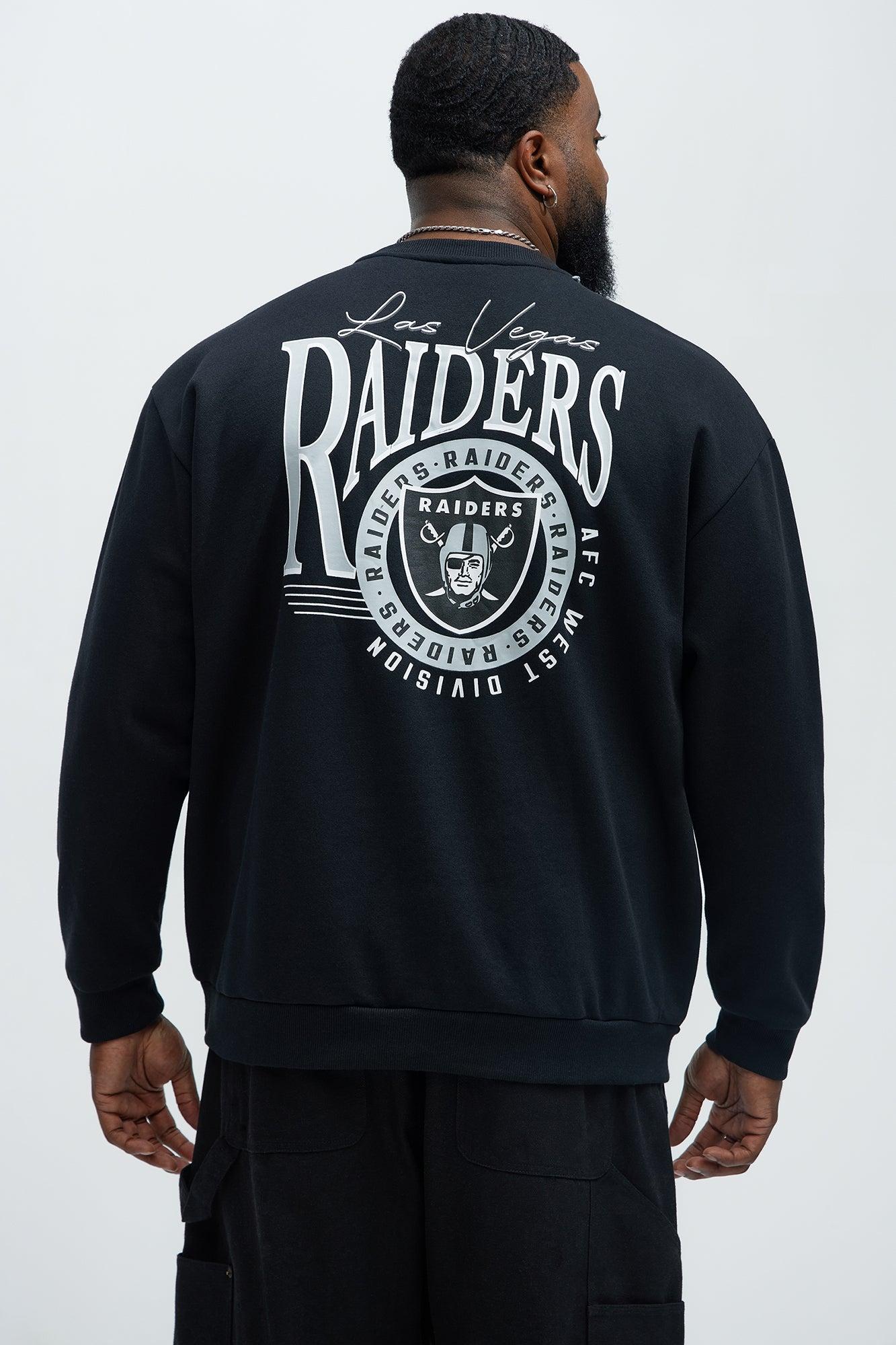 Raiders Crewneck Sweatshirt - Black Male Product Image