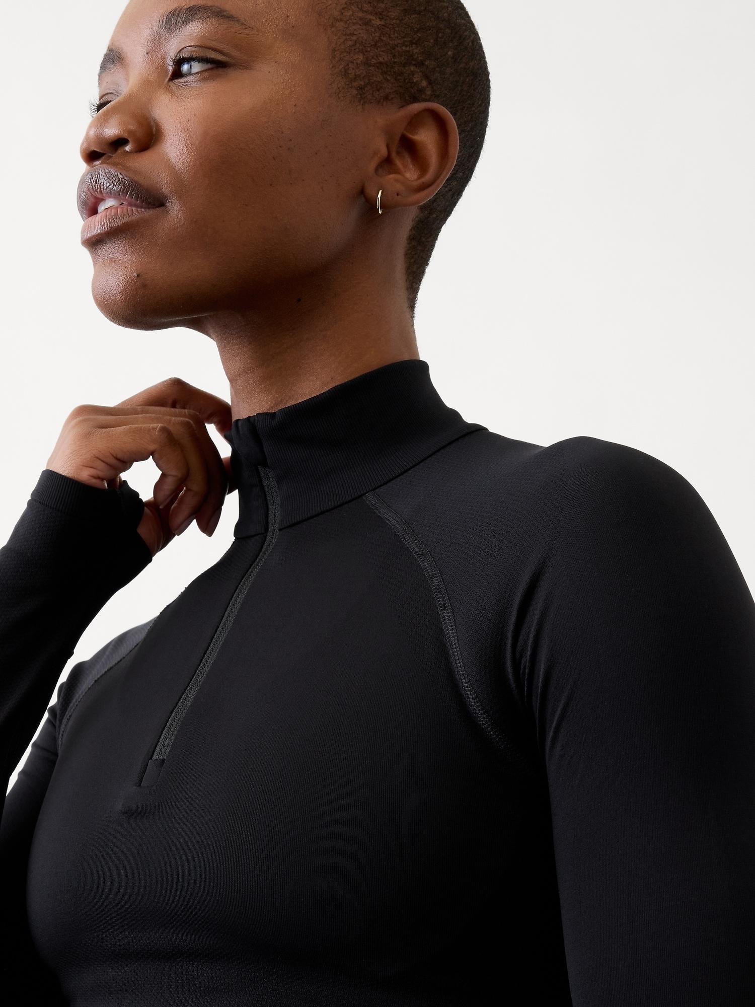 Momentum Seamless Crop Half Zip Product Image
