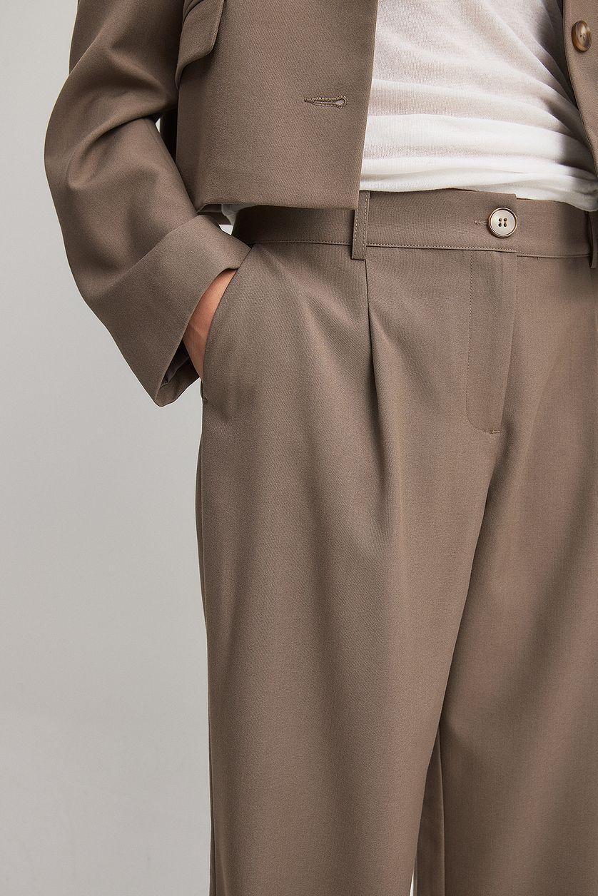 Tailored Low Waist Pants Product Image