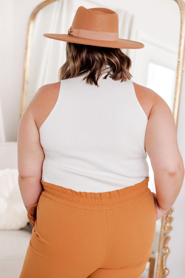 Clear My Schedule Ivory Mock Neck Sweater Tank FINAL SALE Product Image