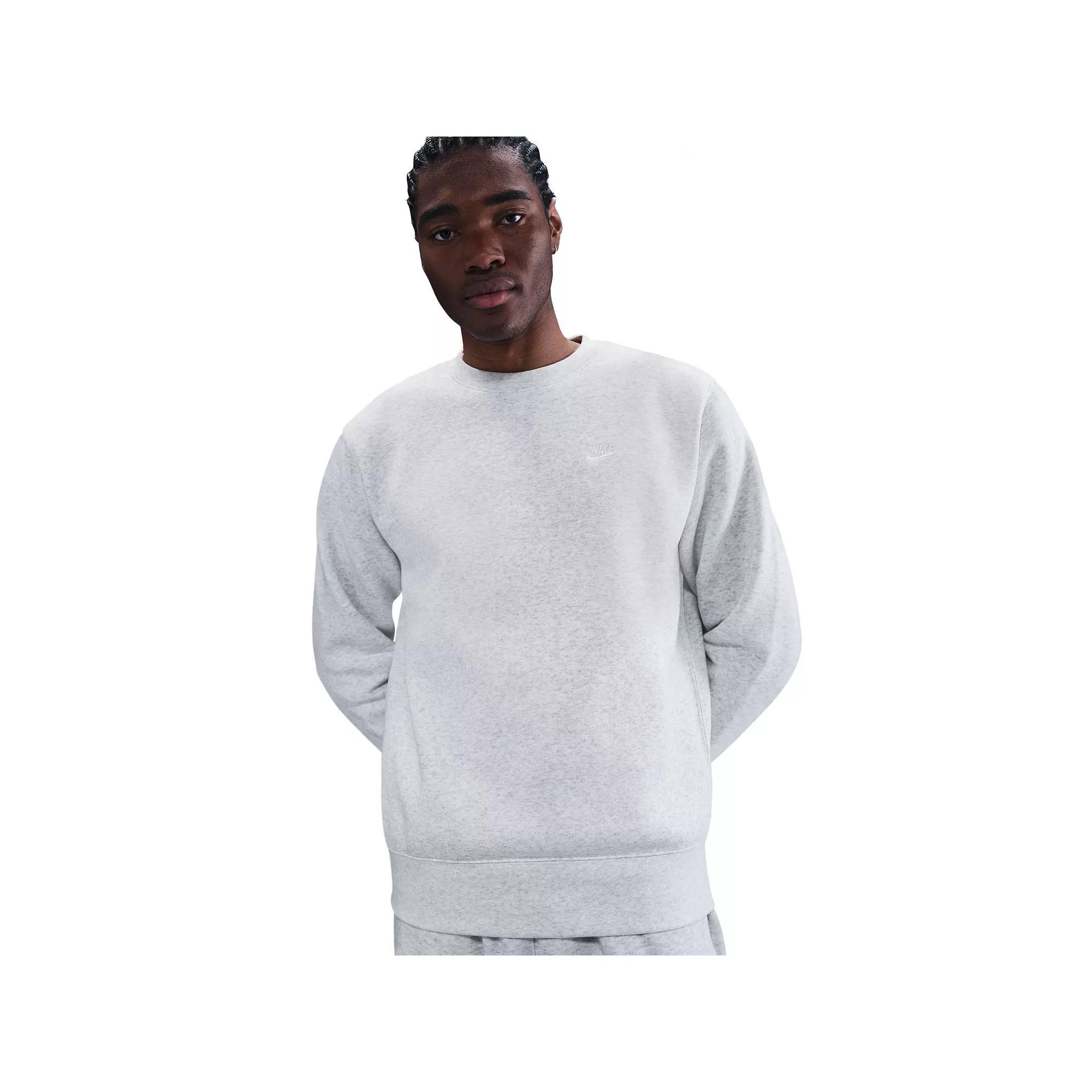 Big & Tall Nike Club Fleece Crewneck Sweatshirt, Men's,  Product Image