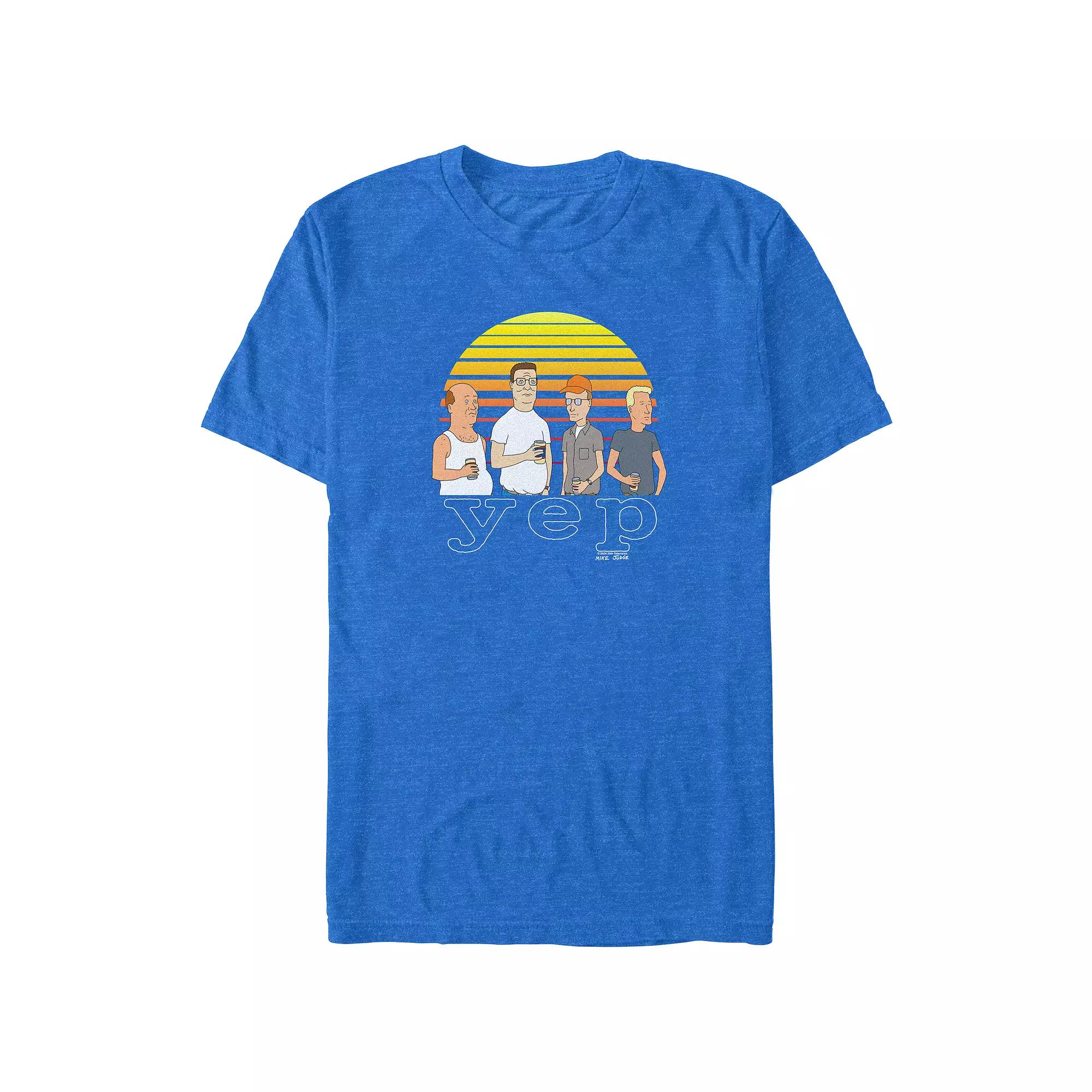 Big & Tall King Of The Hill Yep Sunset Graphic Tee, Men's,  Product Image