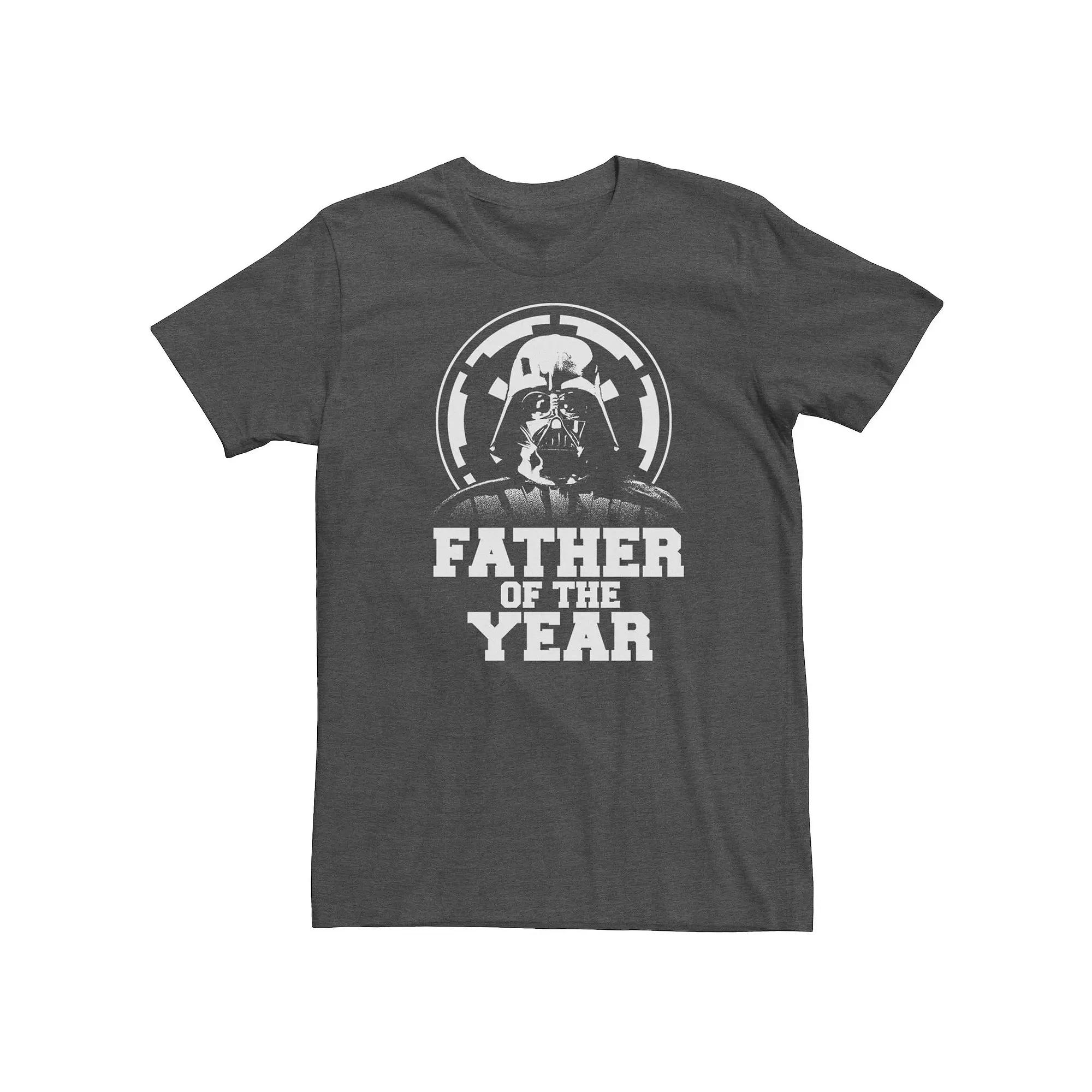 Big & Tall Star Wars Vader Empire Father of the Year Tee, Men's,  Product Image