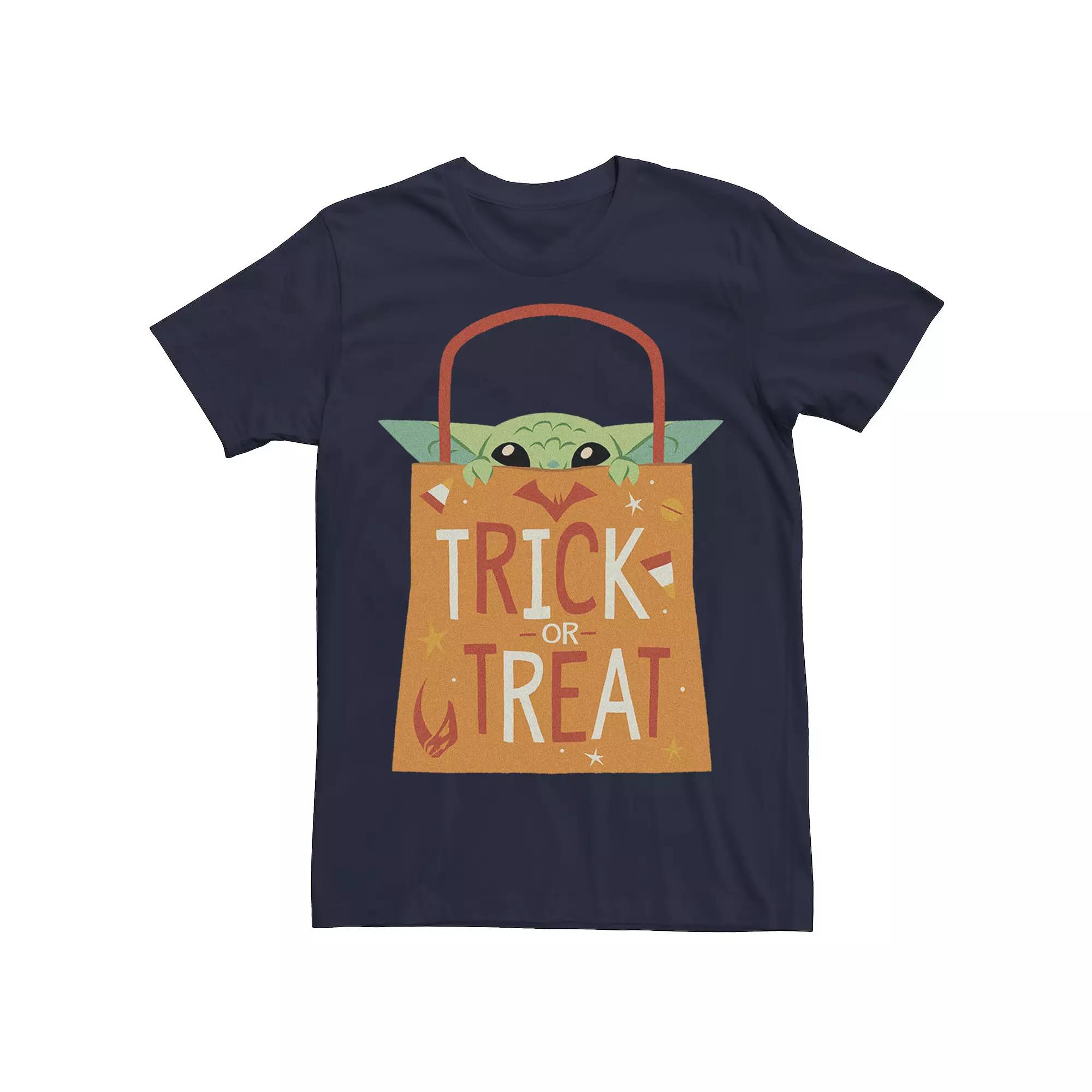 Men's Star Wars Grogu Trick Or Treat Bag Tee, Boy's,  Product Image