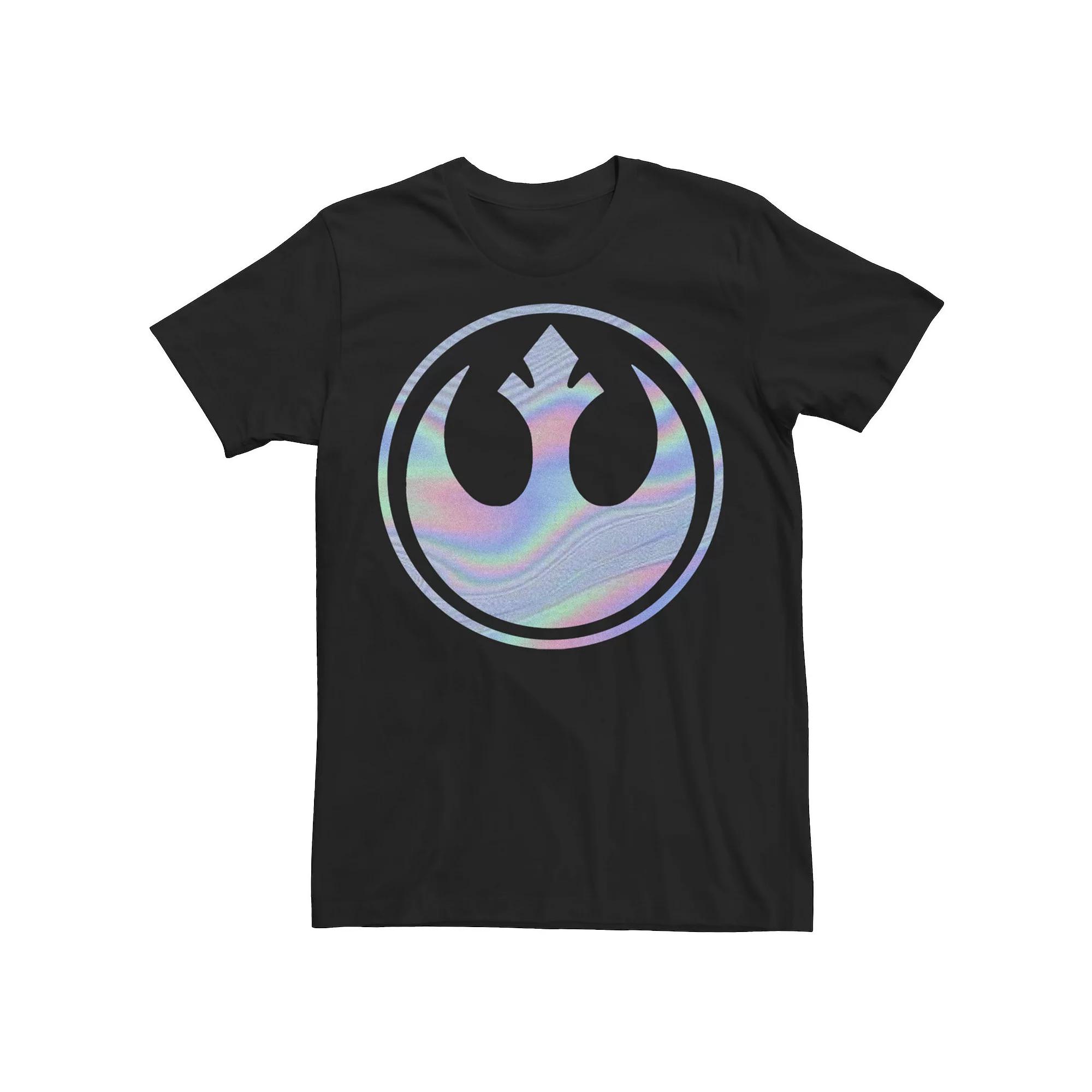 Men's Star Wars Holographic Rebel Symbol Tee,  Product Image