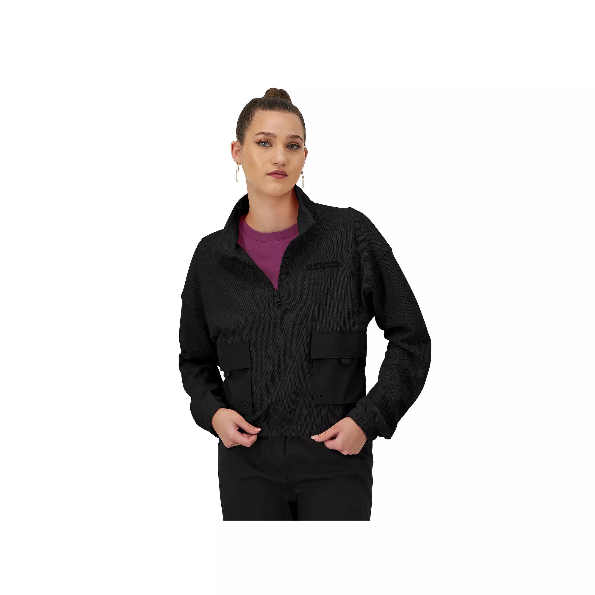 Women's Champion® Campus Pique 1/4-Zip Pullover,  Product Image