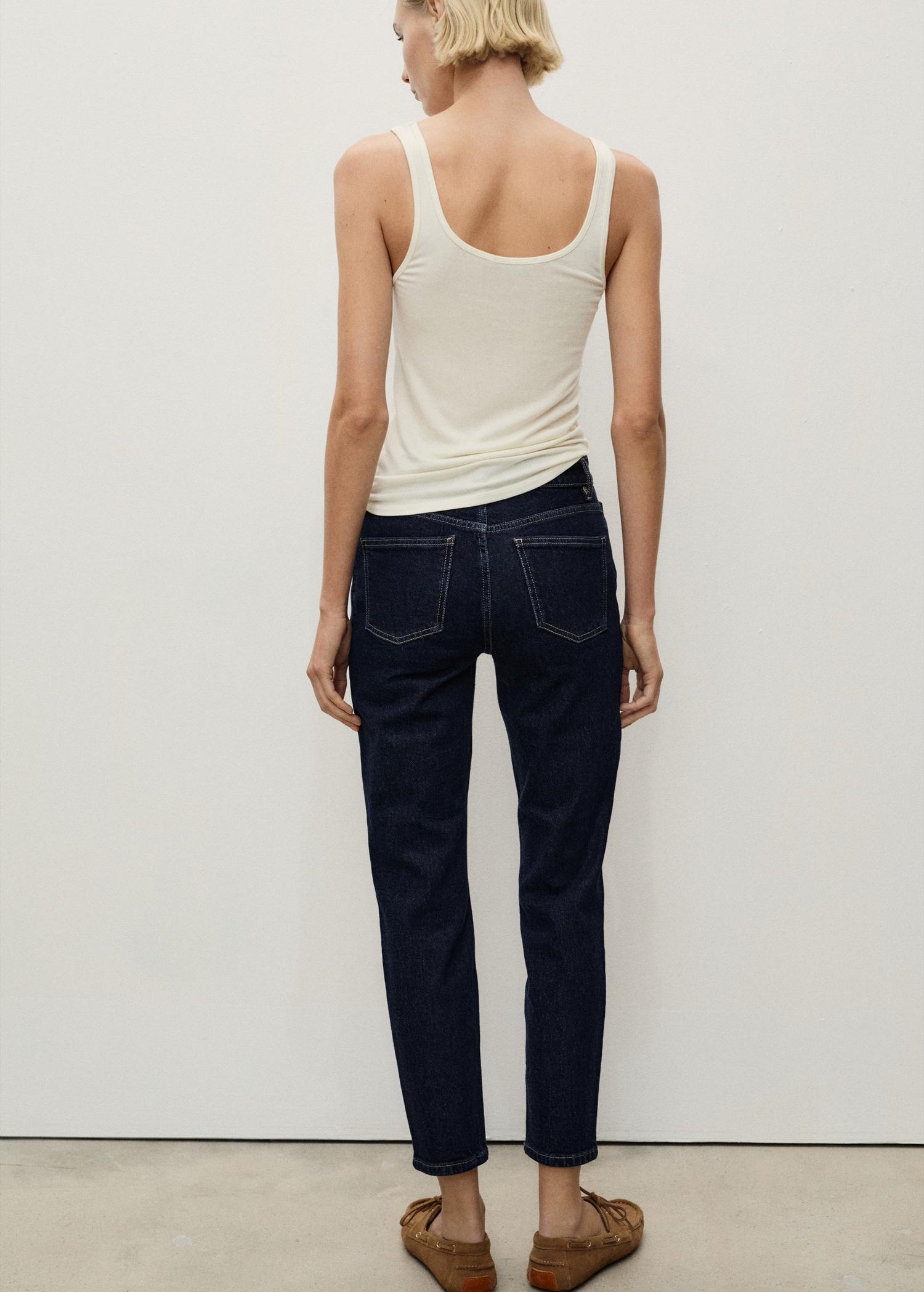 Newmom comfort high-rise jeans - Women | MANGO USA Product Image