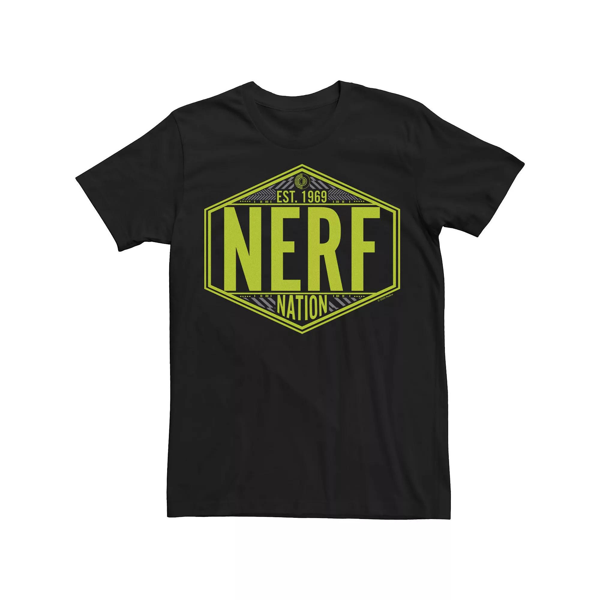 Men's Nerf Nation Est 1969 Neon Badge Tee,  Product Image