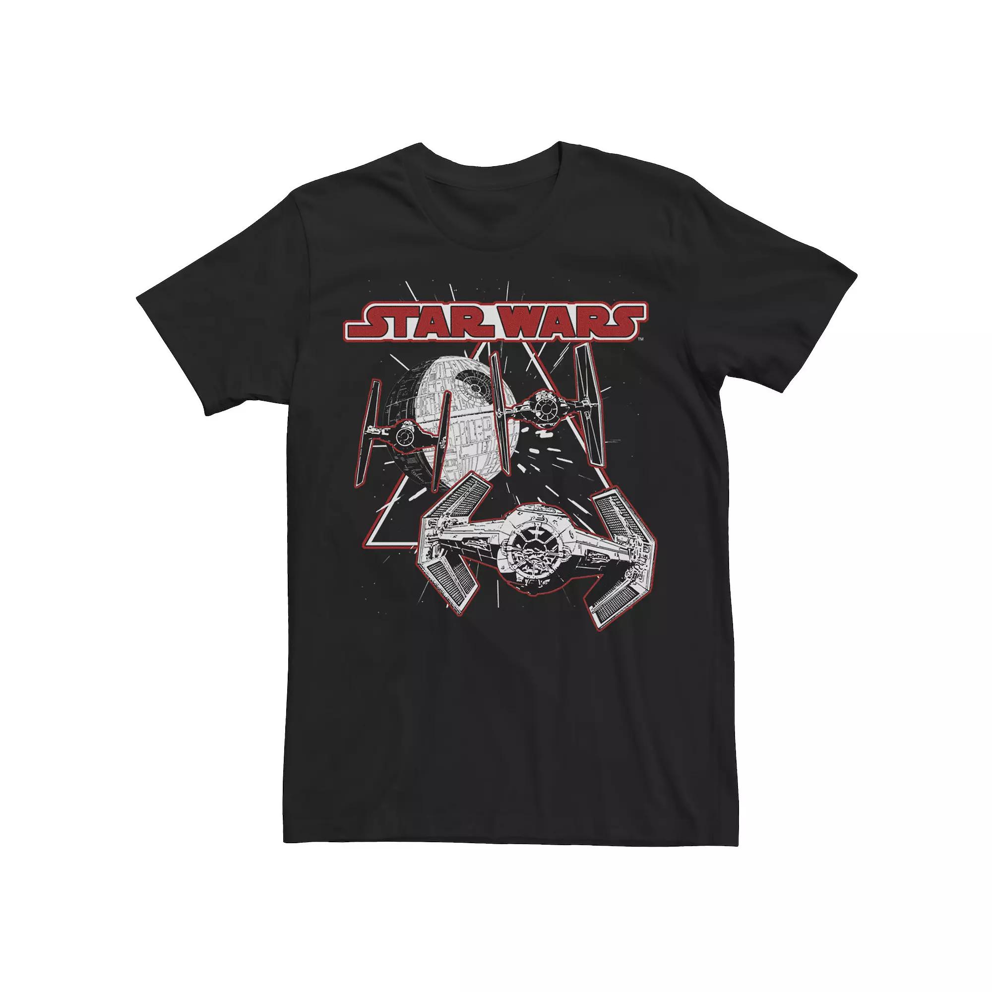 Men's Star Wars Darth Vader TIE Fighter Entourage Tee,  Product Image