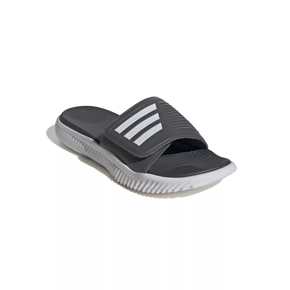 adidas Alpharesponse 2.0 Men's Swimming Slides, Size: 10, Gray White Product Image