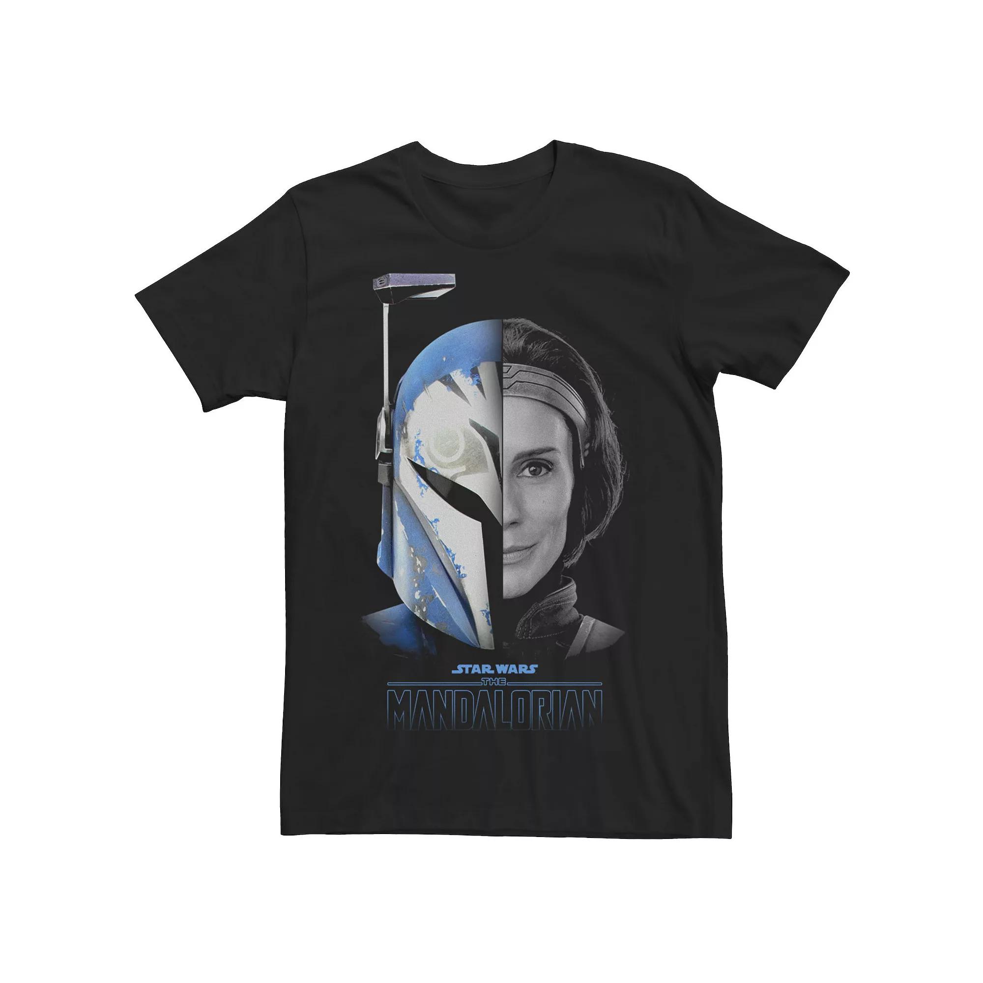 Men's Star Wars: The Mandalorian Bo-Katan Split Face R17 Tee,  Product Image