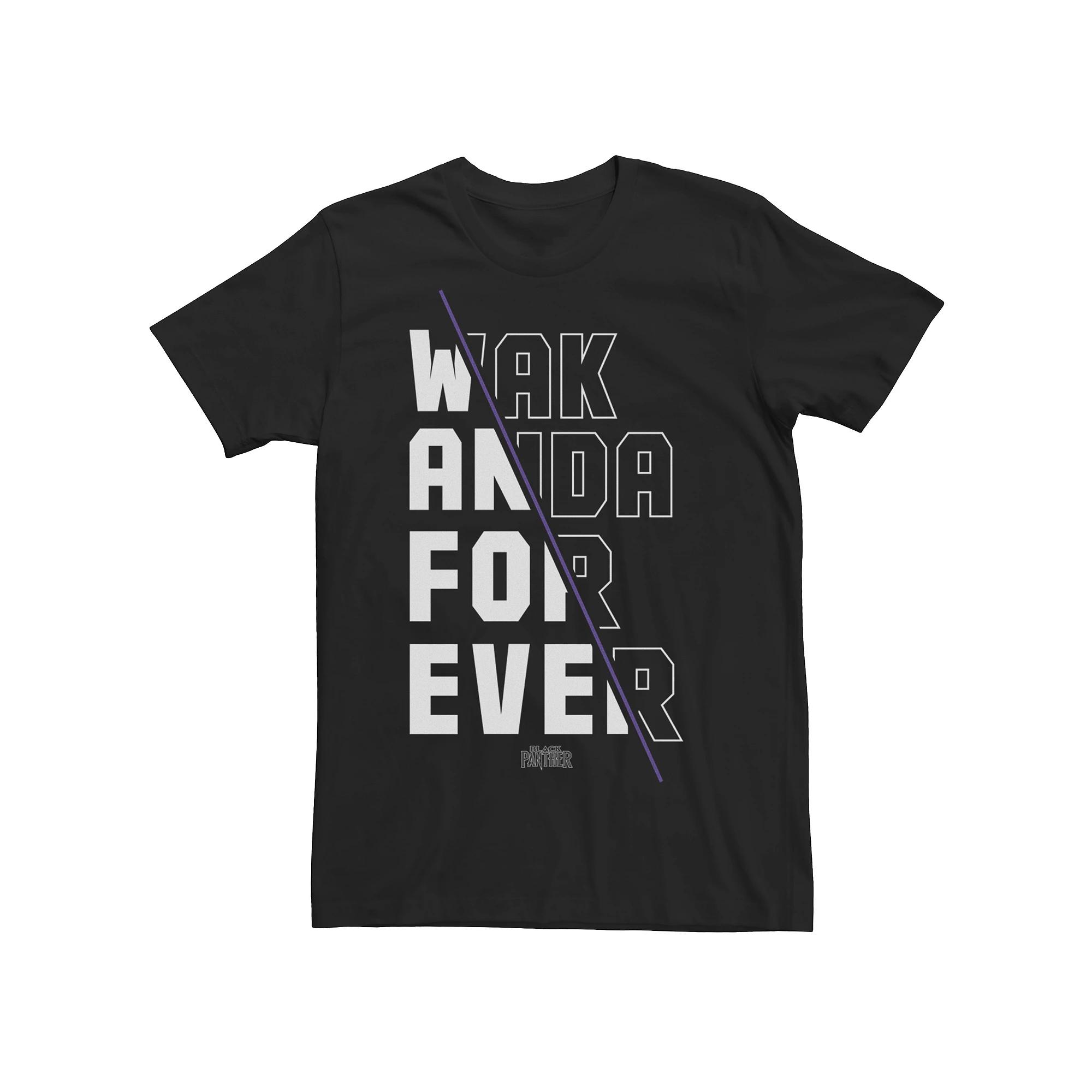 Men's Marvel Black Panther Wakanda Forever Slash Graphic Tee,  Product Image