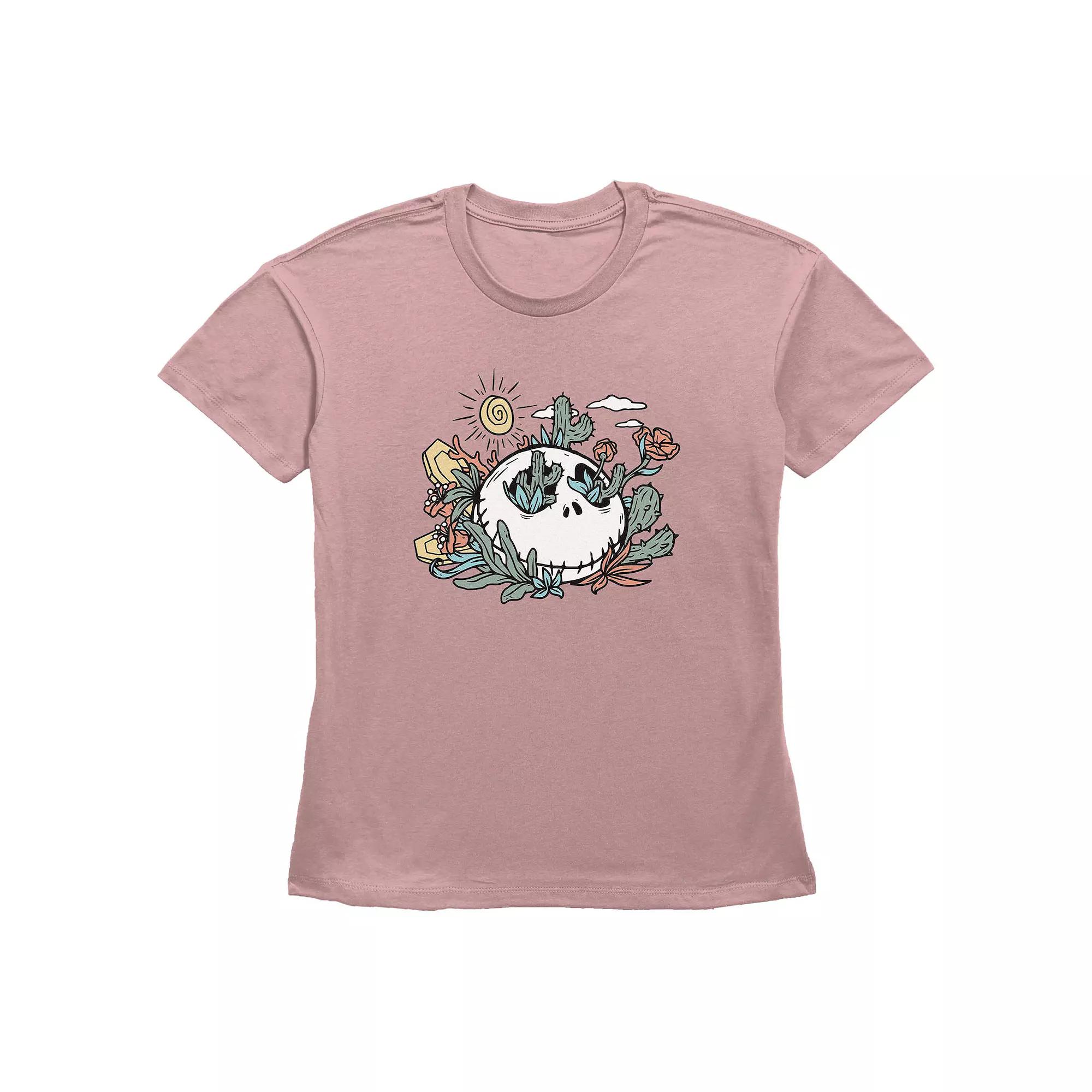 Disney's Nightmare Before Christmas Jack Skellington Desert Scene Women's Graphic Tee,  Product Image