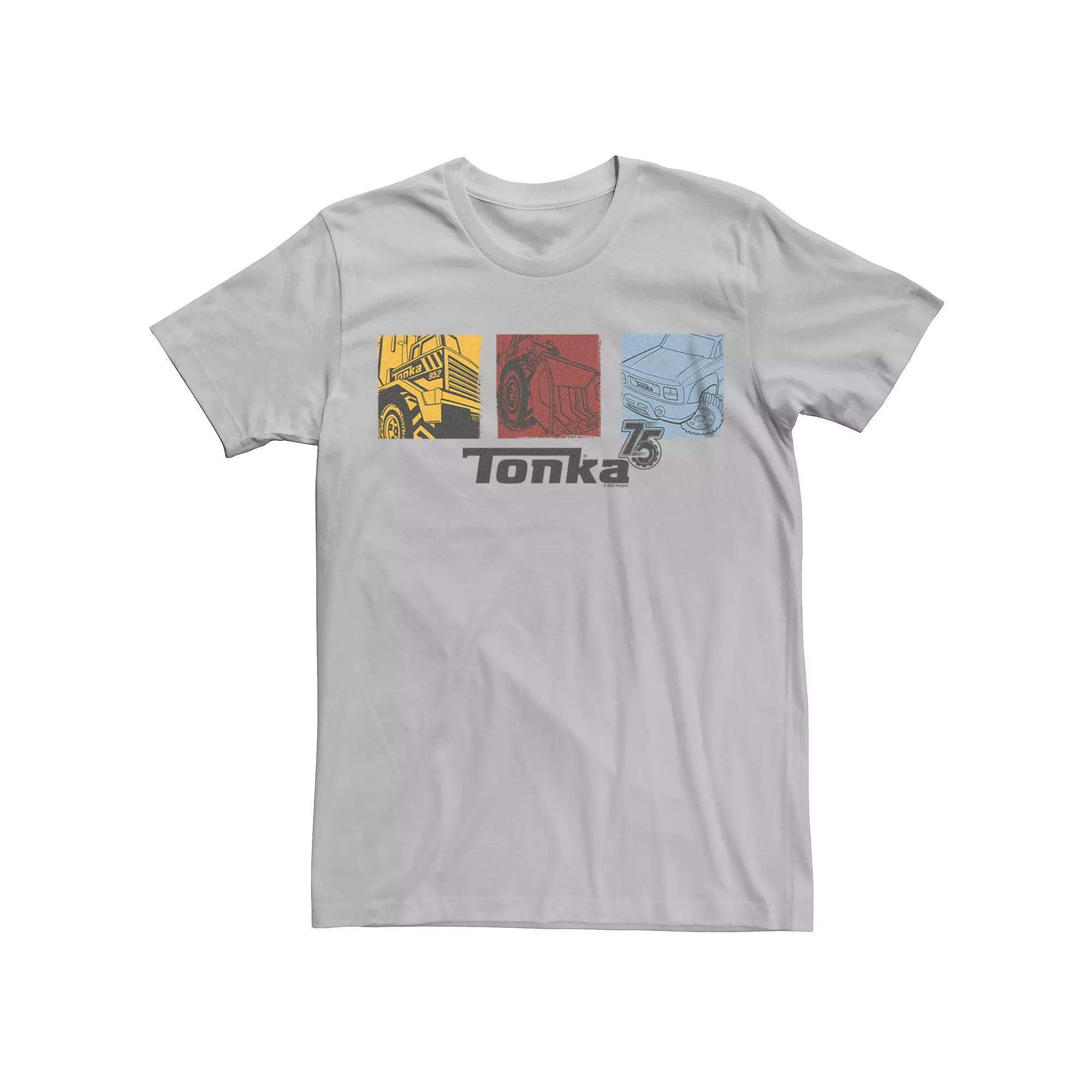 Men's Hasbro Tonka Boxed Vehicles Graphic Tee, Size: XXL, Silver Product Image