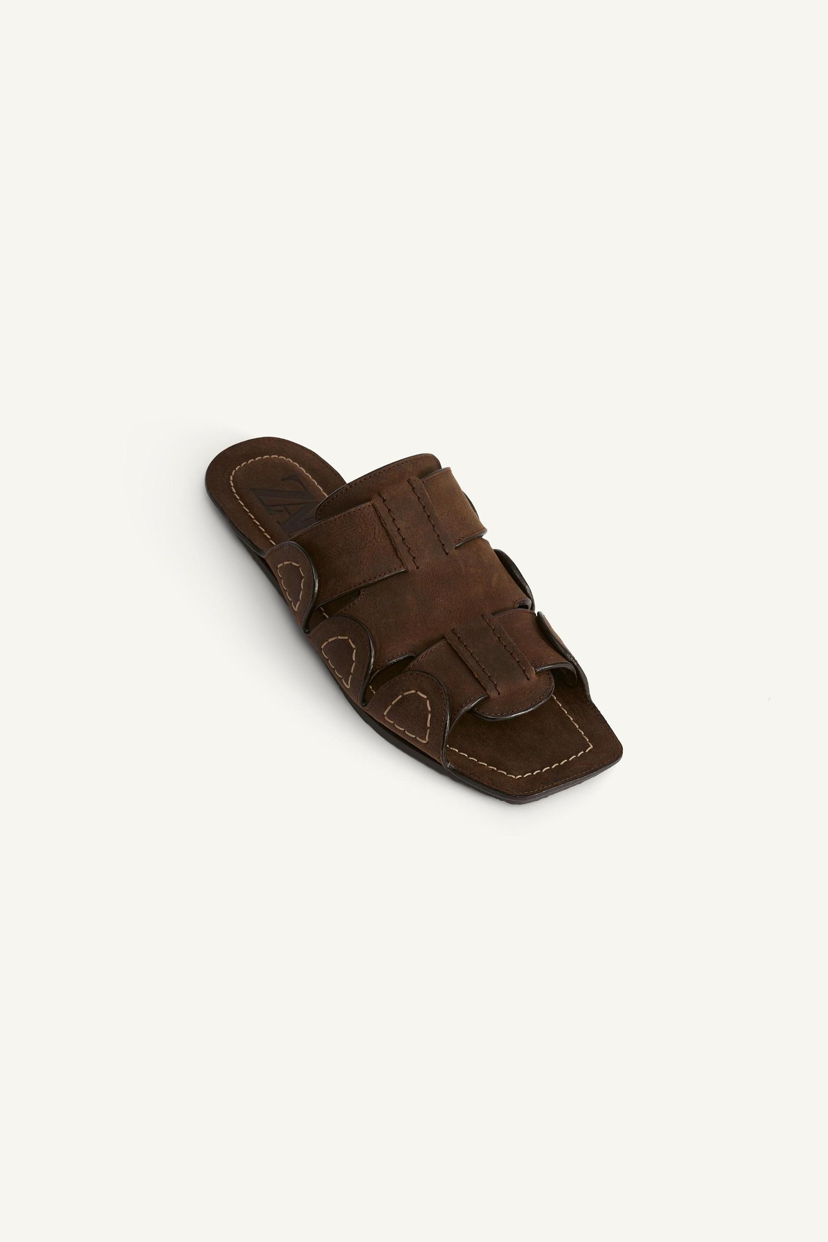 STRAPPY LEATHER SANDALS LIMITED EDITION Product Image